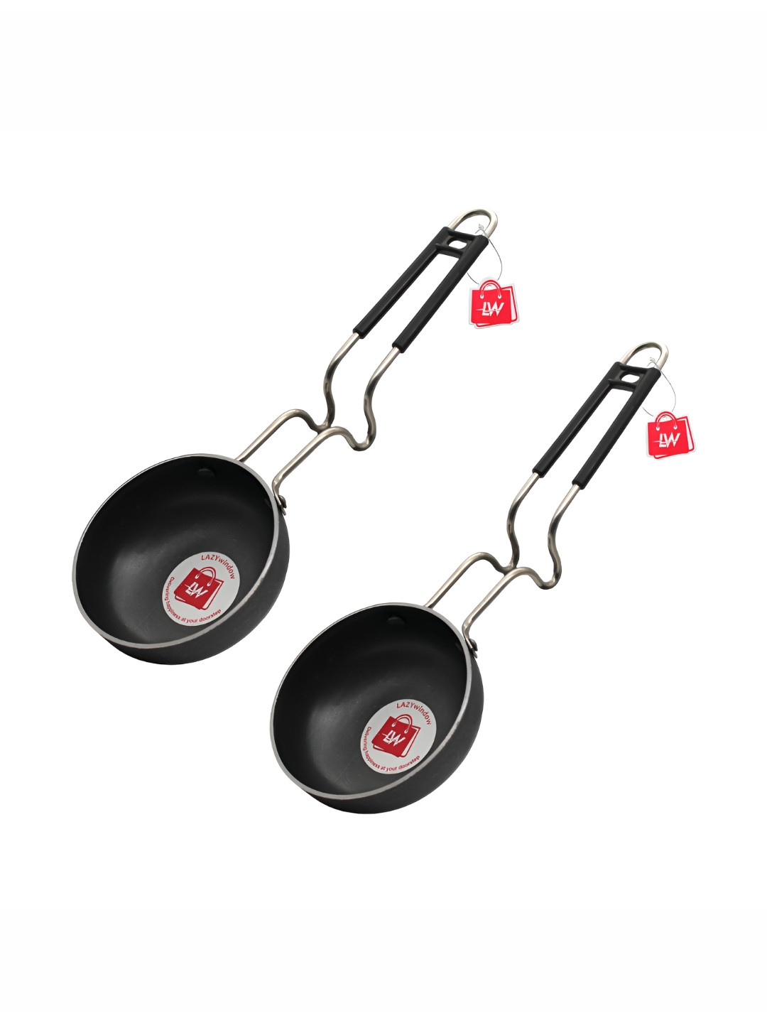 LAZYwindow Black Dishwasher Safe Iron Cookware Set of