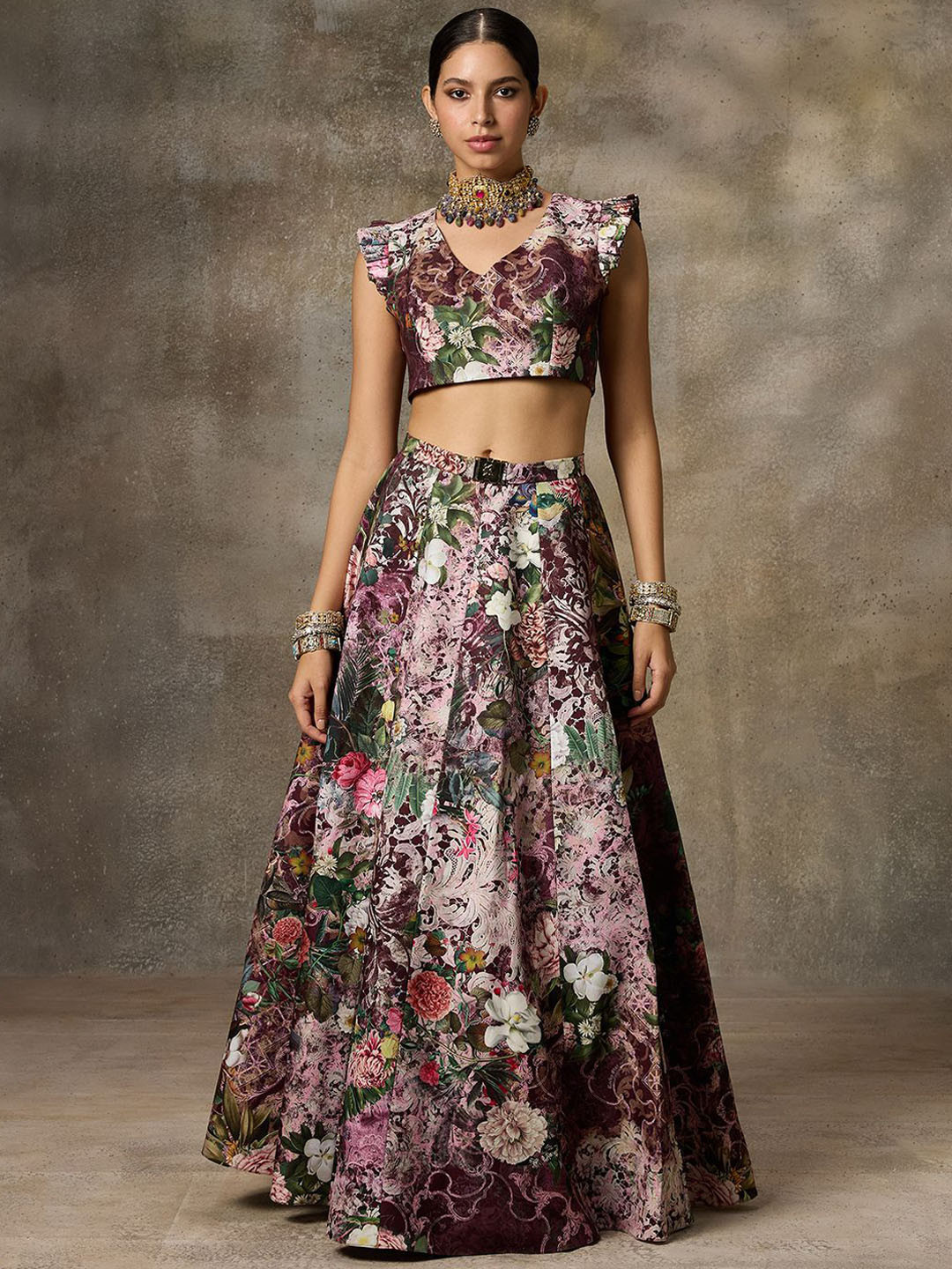 Rivaar By Rocky Star Printed Ready to Wear Lehenga Choli