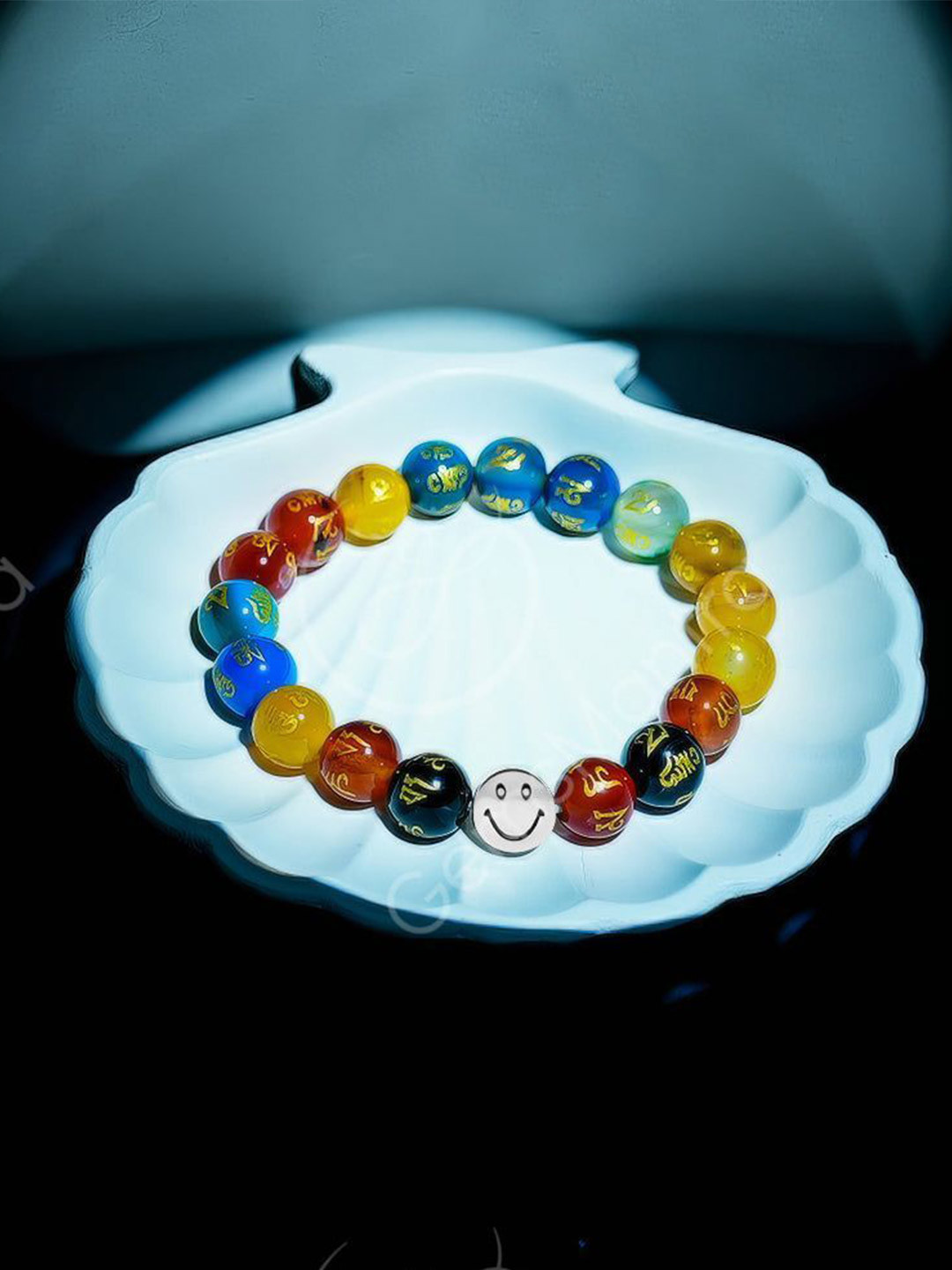Gemsmantra Unisex Om Mani Bracelet