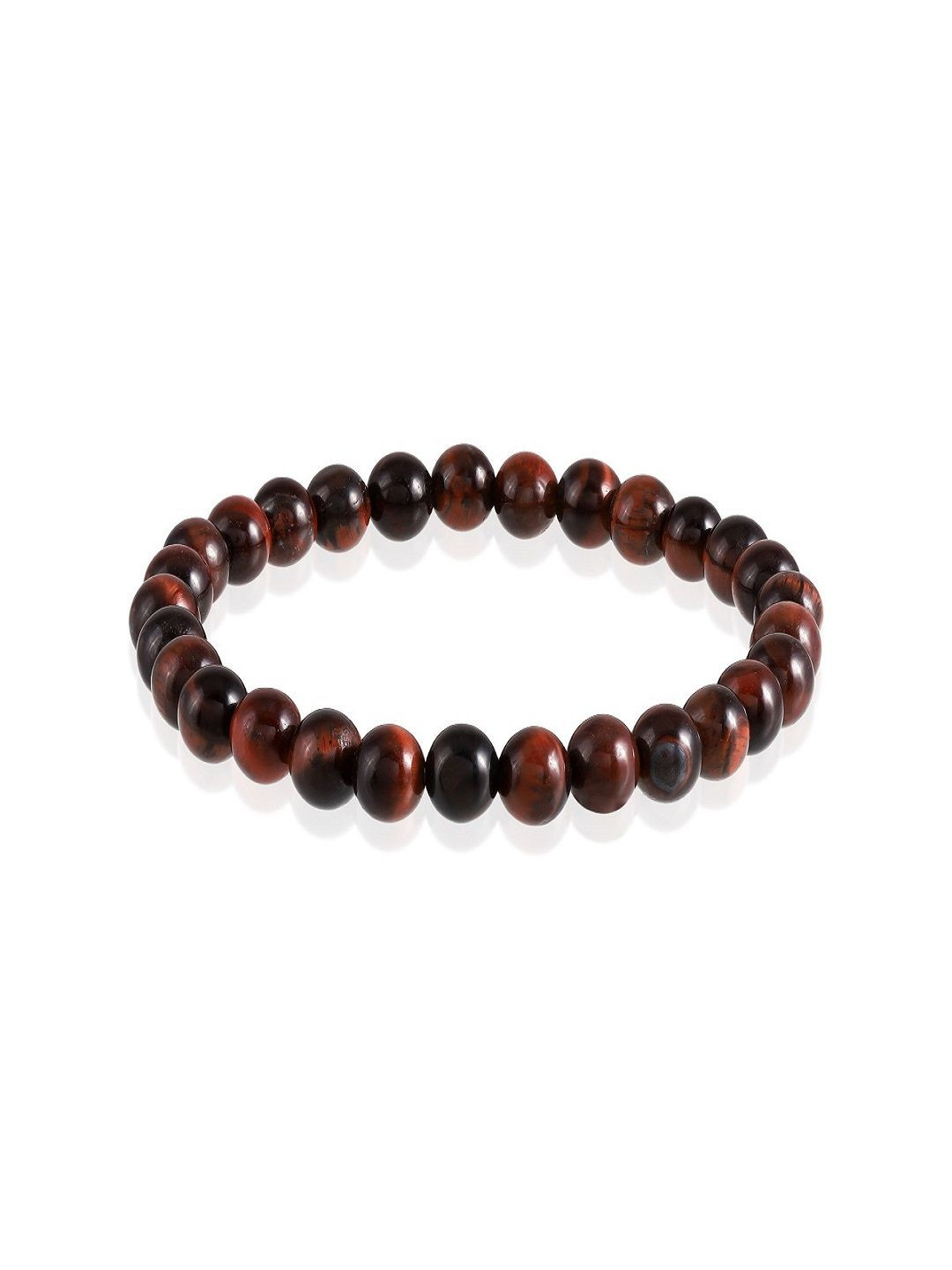 Nirvana Unisex Tiger's Eye Beaded Courage Elasticated Bracelet