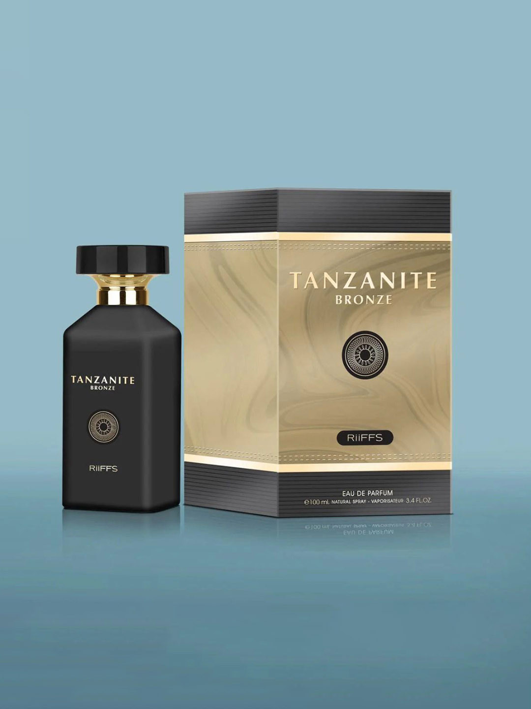 RIIFFS Men Tanzanite Bronze Long Lasting Eau de Parfum - 100 ml