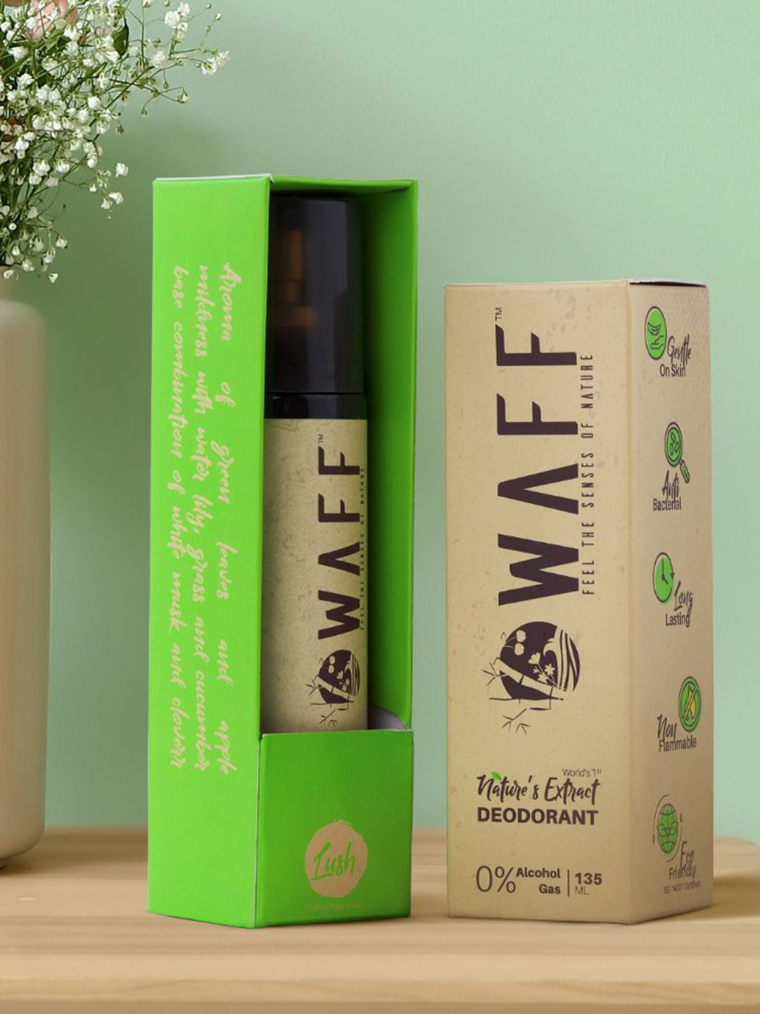 WAFF Lush Long lasting Odour Control Deodorant - 135 ml