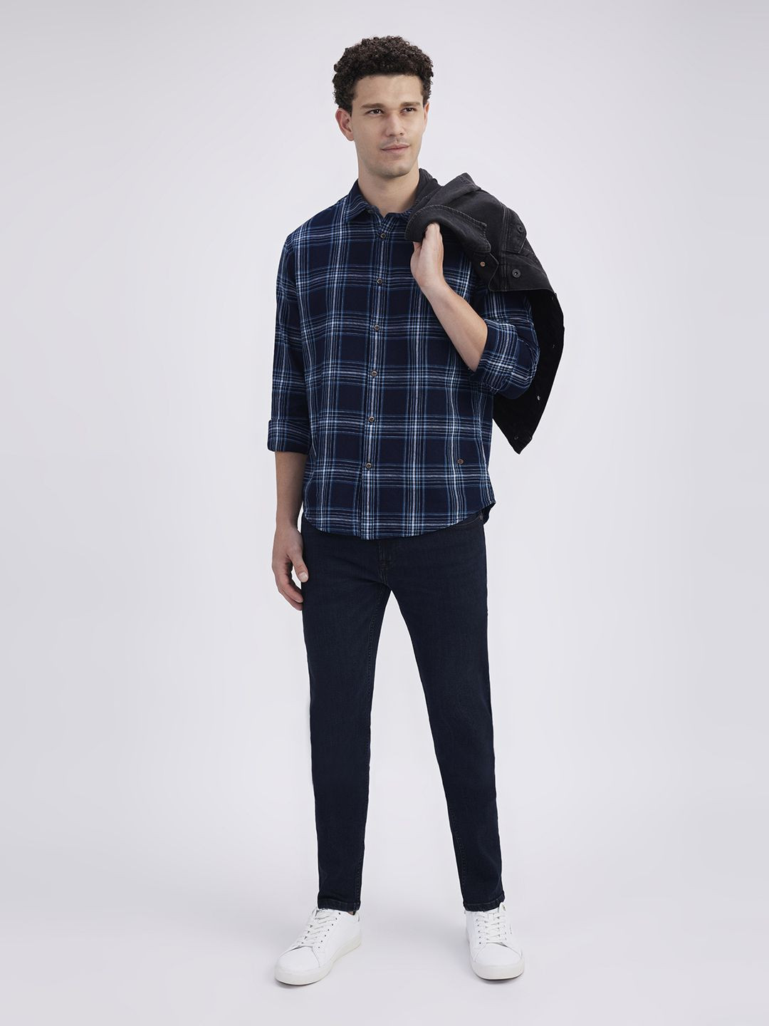 Pepe Jeans Men Tartan Checks Opaque Checked Casual Shirt
