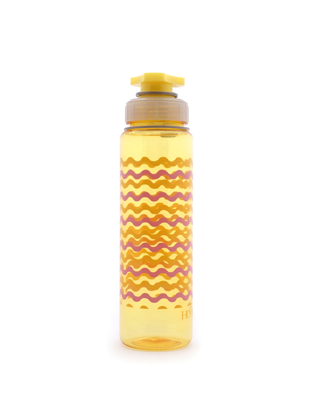 HOOM HMTHSB Yellow Abstract Tritan Airtight Sipper - 600ml