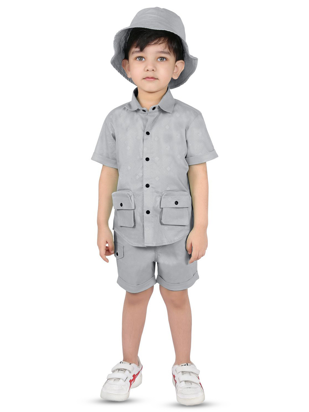 Bad Boys Boys Short Sleeves Shirt With Shorts & Cap