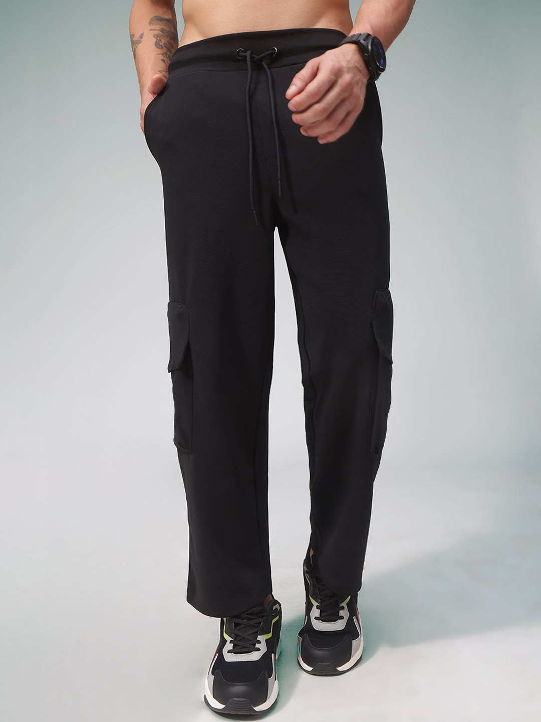 MADSTO Men Loose Baggy Fit Cargo Pants
