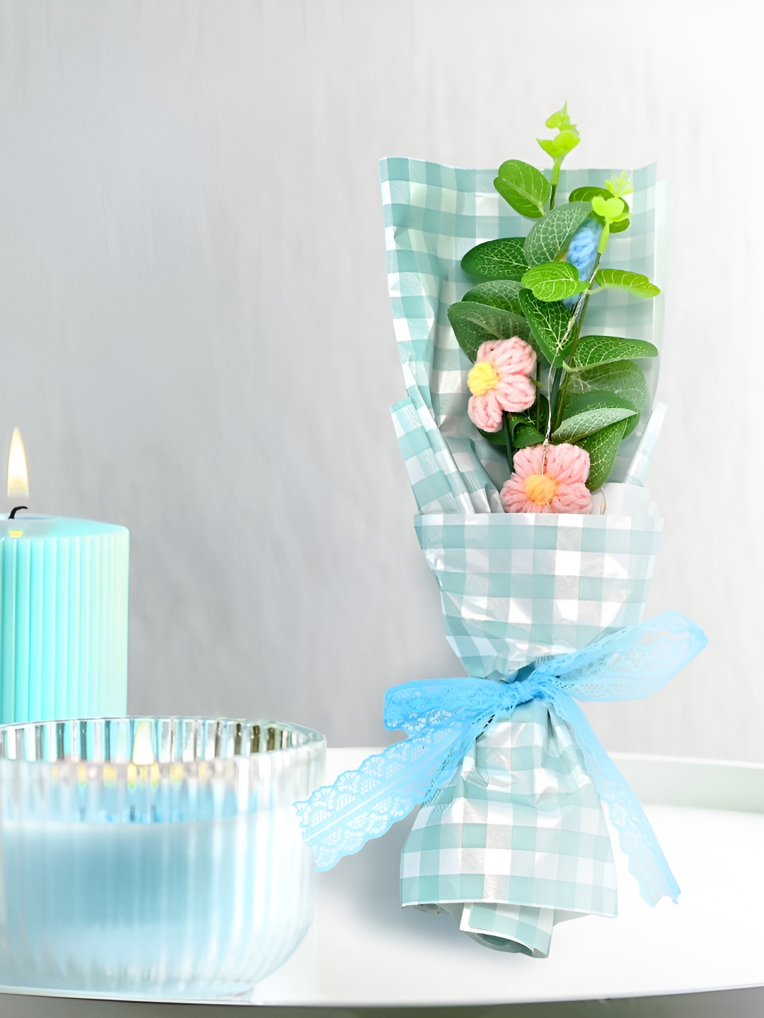 Cortina Blue Artificial Flower