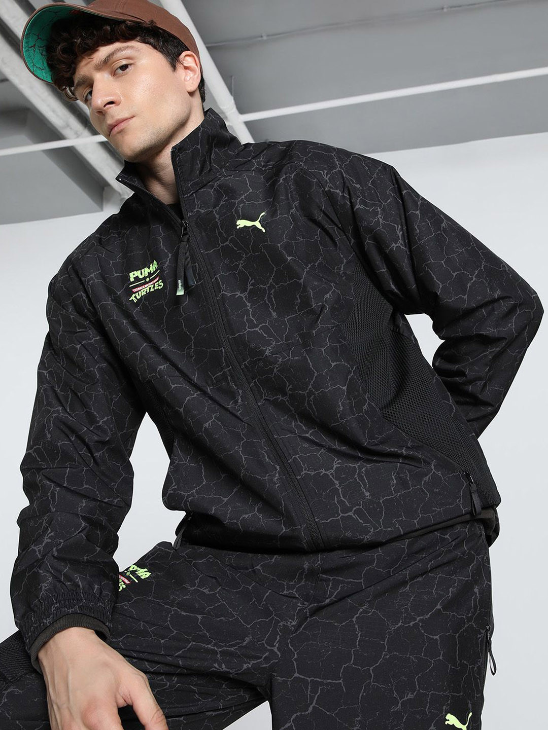 Puma x Teenage Mutant Ninja Turtles Tech Men Printed Relaxed Fit Track Jacket