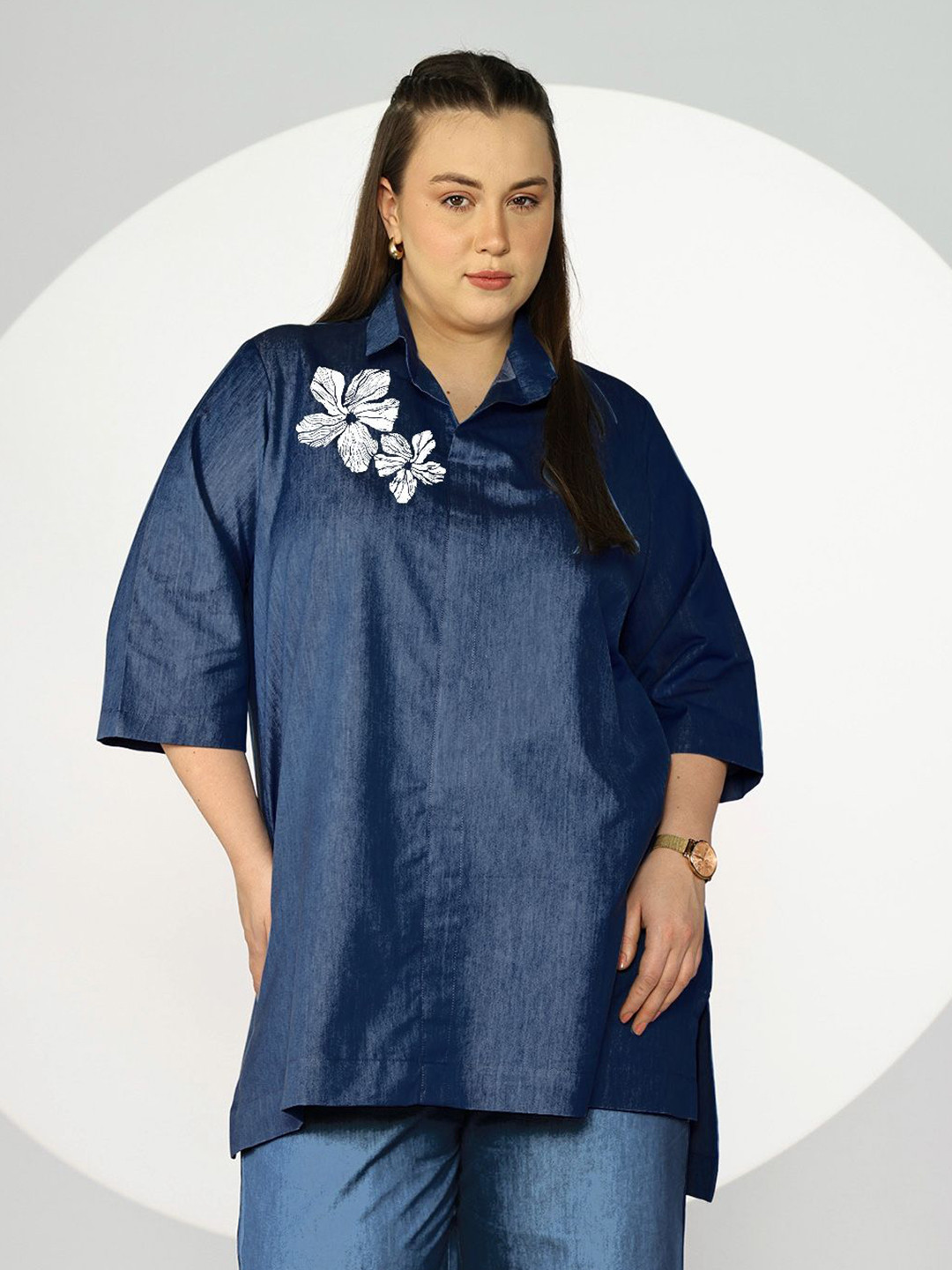 LetsDressUp Denim Boxy Top