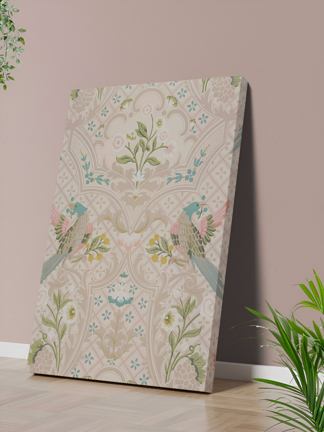 SAF Floral Birds Canvas Wall Rectangle Paintings Wall Art - 30 x 20In