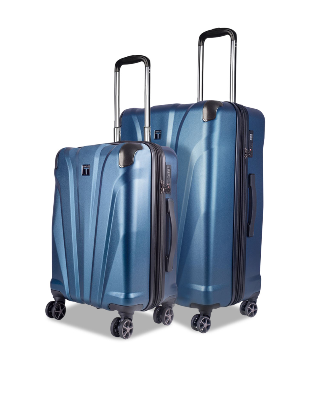 Timus Leolite Hard Luggage Set Of 2 Hard Sided Trolley Suitcase