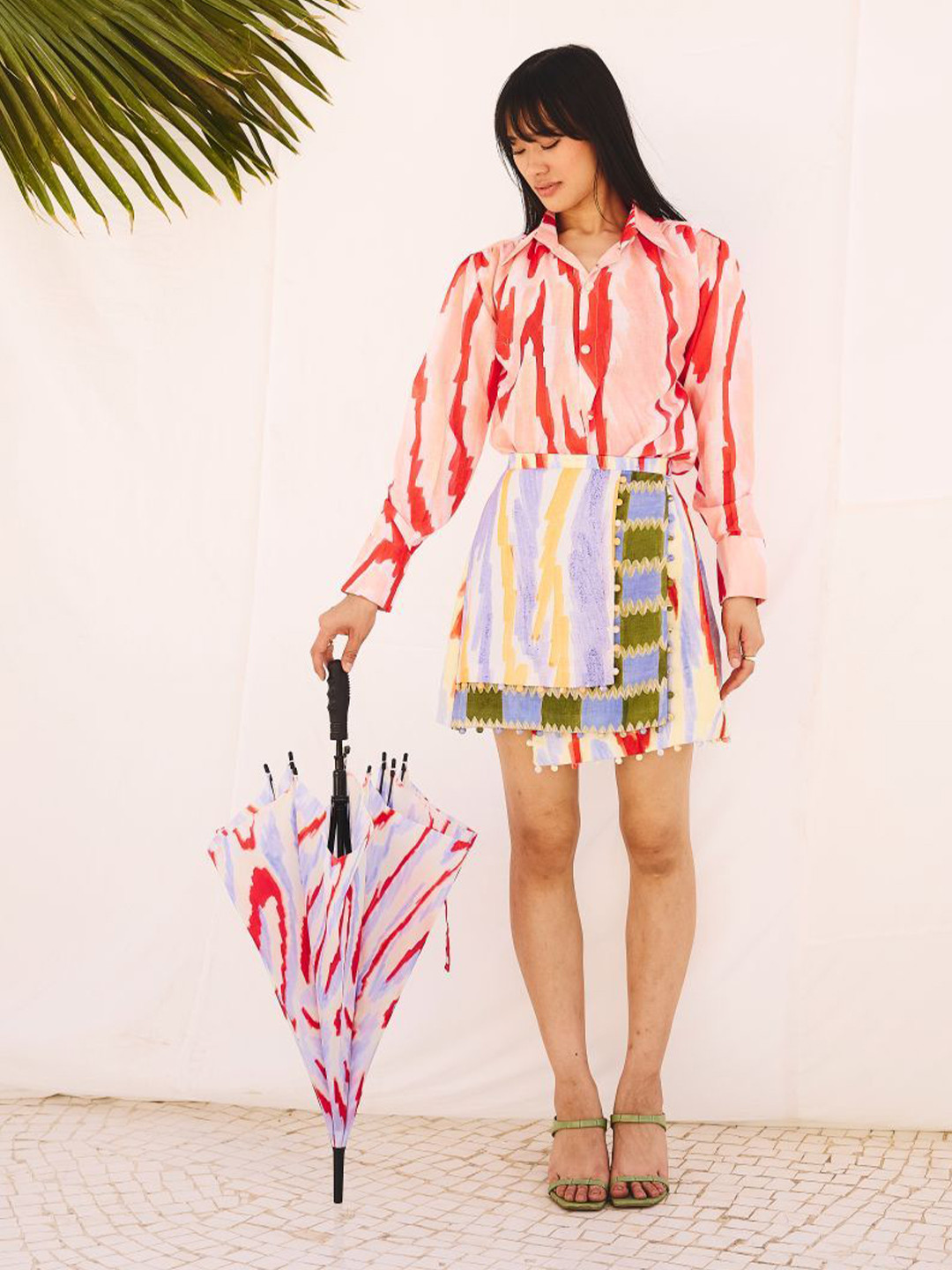 ZIP By payalandzinal Floral Print Cotton Blouson Top