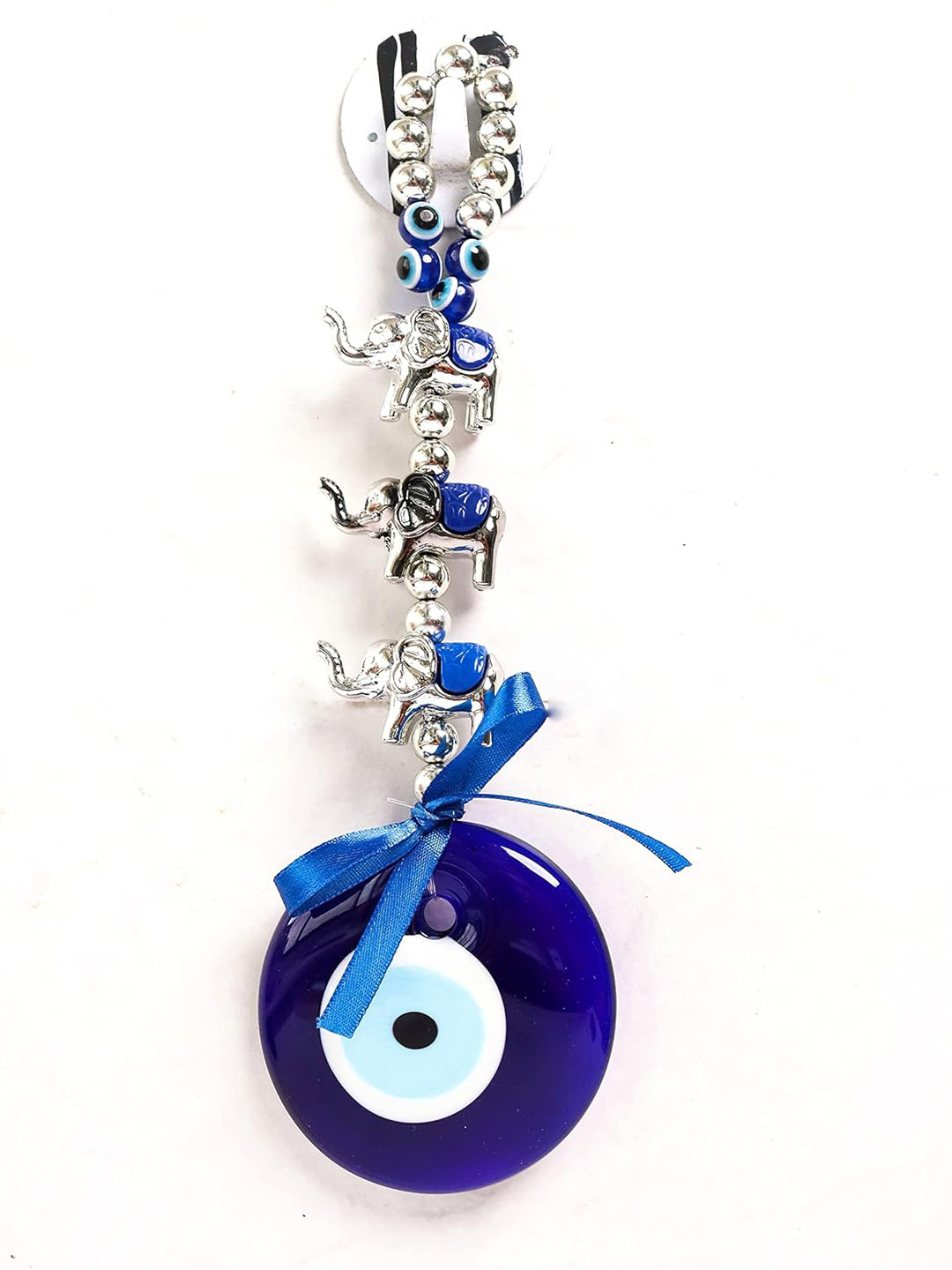 The Spiritual Living Evil Eye Glass Glossy Hall Wall Hangings-6.7In