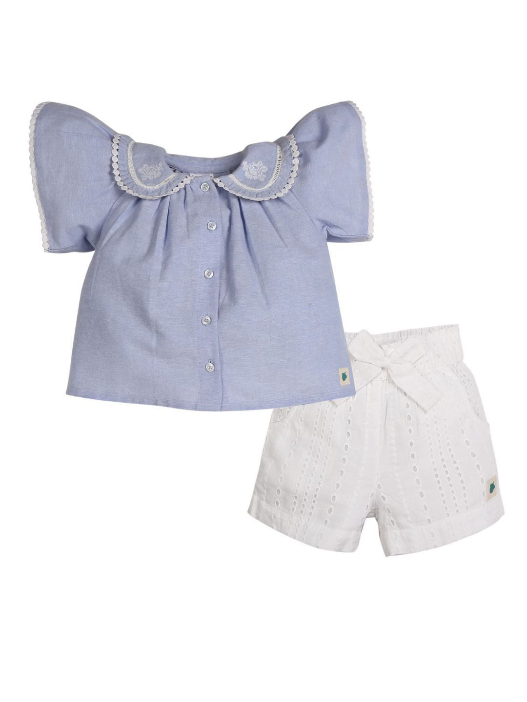 My Milestones Girls Top with Shorts