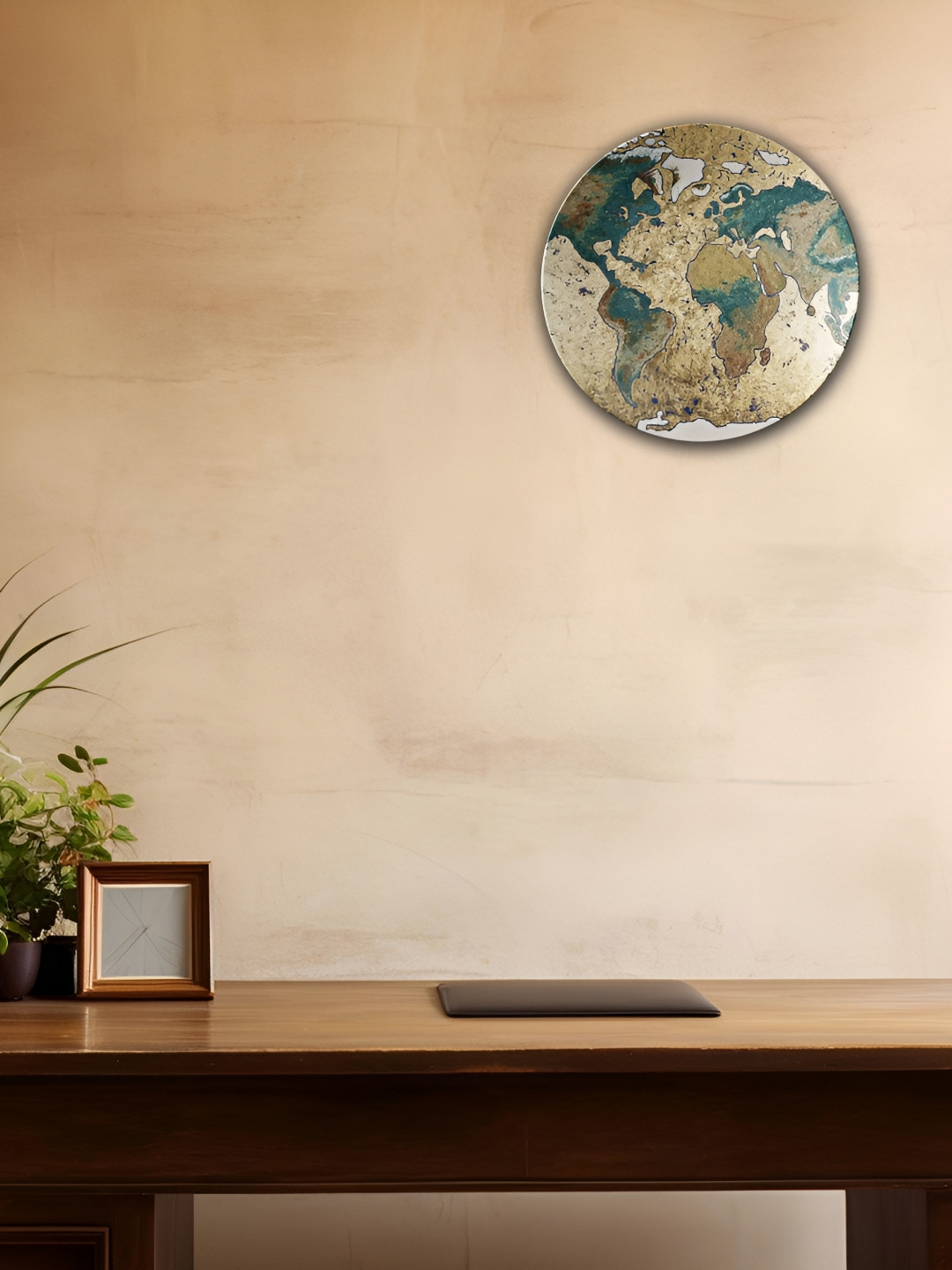 THE QUIRKY HOME A Global Perspective Decorative Crafted Ceramics Glossy Wall Plates-10In