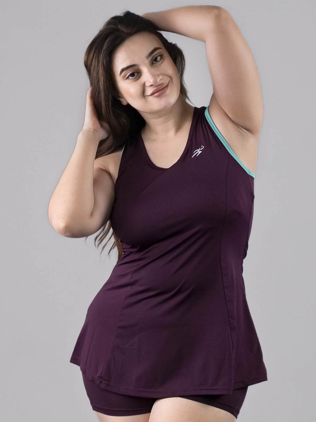 Keepfit Plus Size Padded Two Piece Swim Set