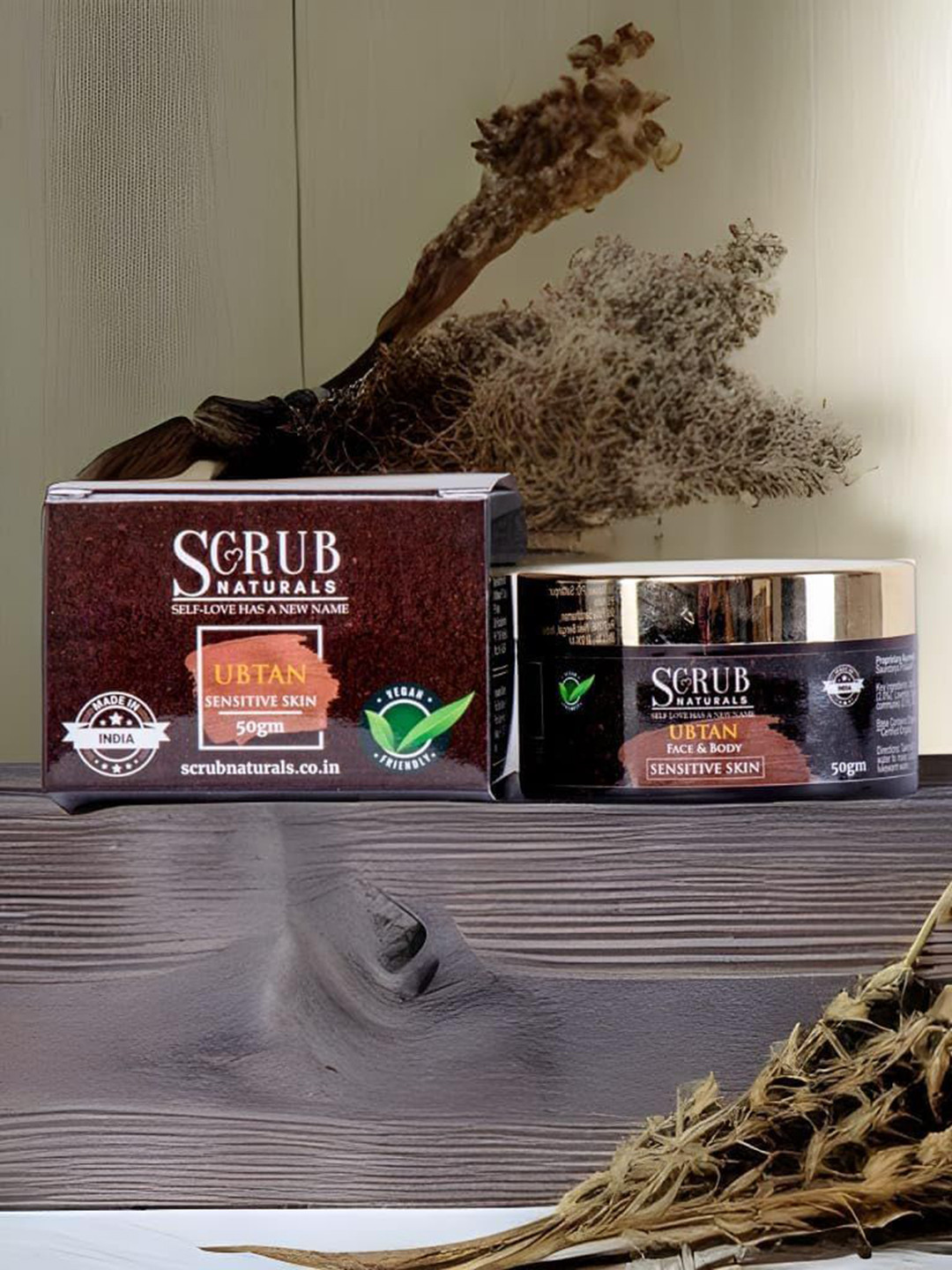 SCRUB NATURALS Sensitive Skin Ubtan Powder Scrub - 100 g