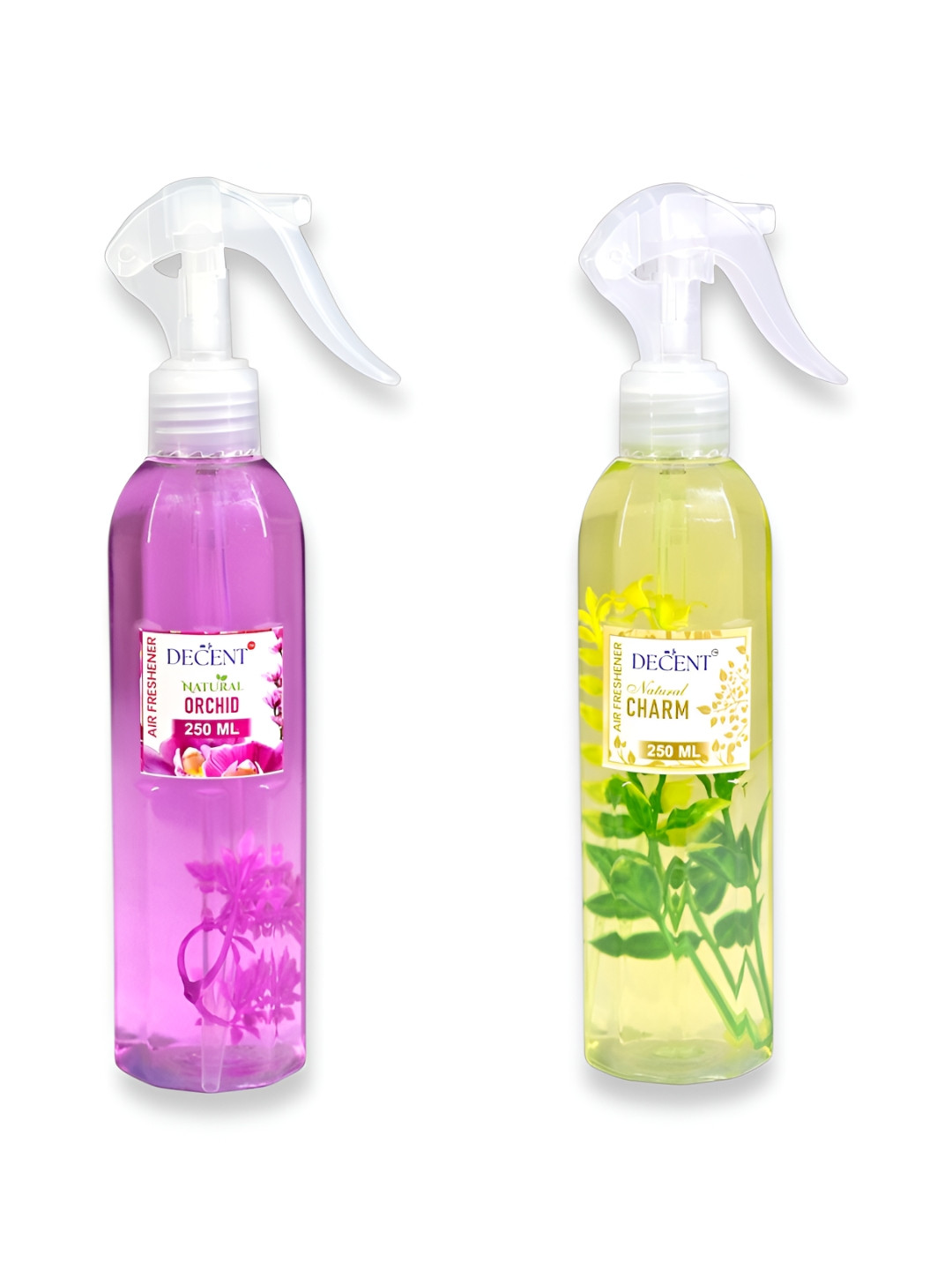 Decent Set Of 2 Orchid & Charm Air Freshener Spray - 250 ml Each