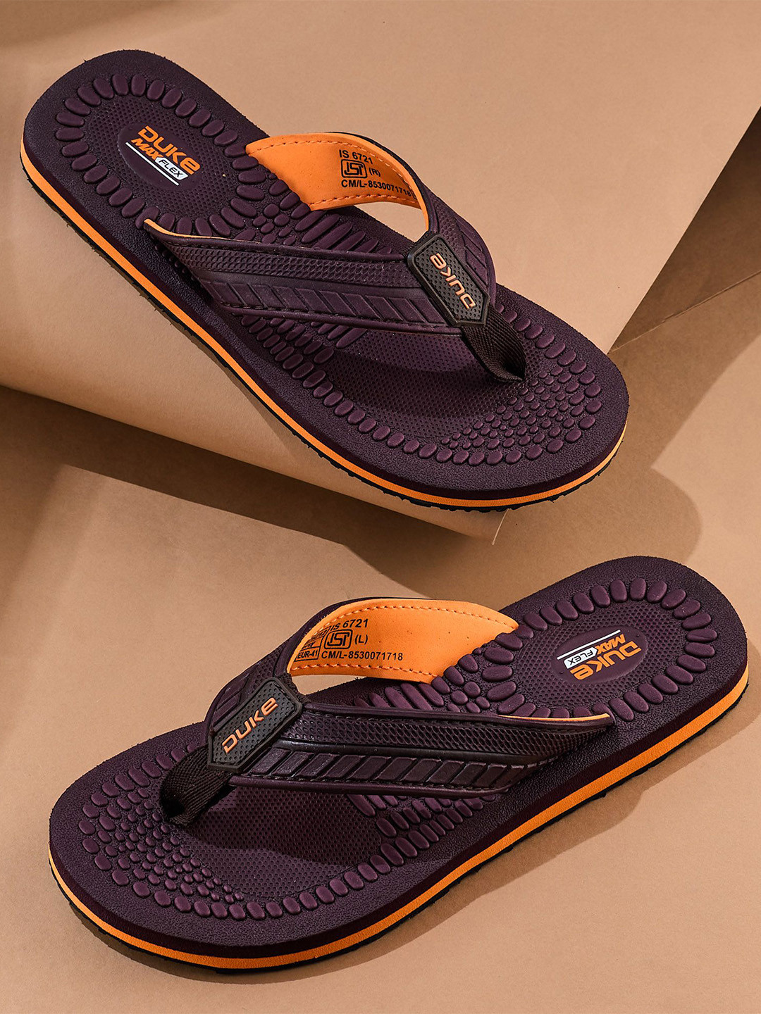 Duke Men StoneGrip Thong Flip-Flops