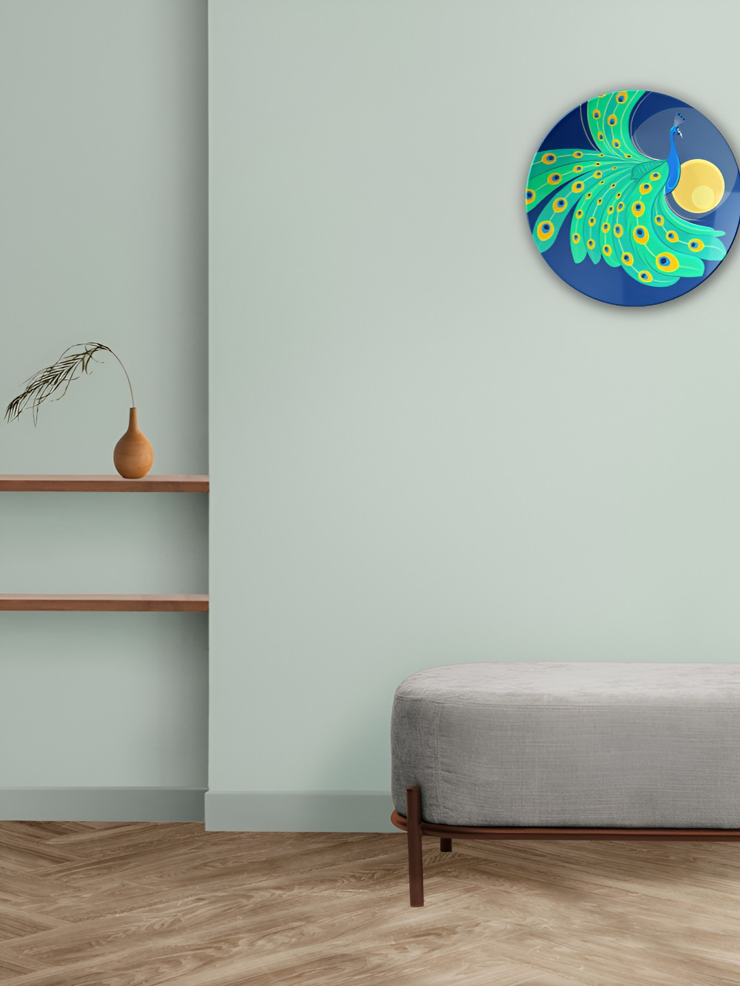 THE QUIRKY HOME A Regal Bird Crafted Ceramics Glossy Hanging Hall Wall Plates-8In