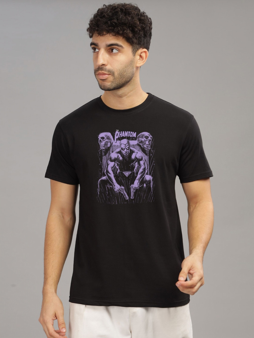 INDISSH Men Graphic Phantom T-shirt
