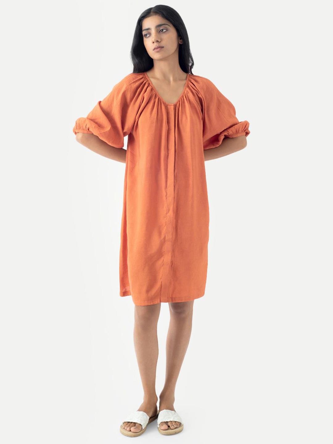 Tailor Didi Flared Sleeve Dress