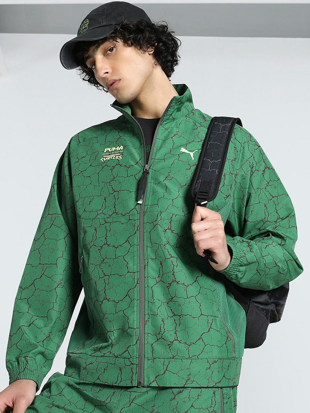Puma x Teenage Mutant Ninja Turtles Tech Men Printed Relaxed-Fit Track Jacket