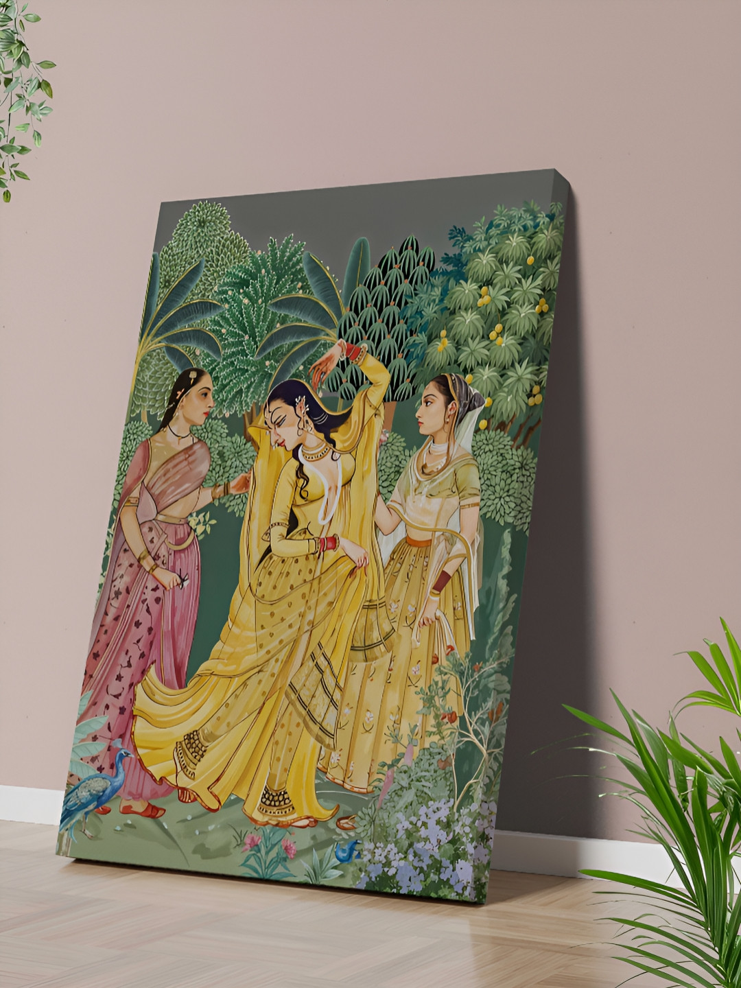 Aura Classical Dance Canvas Wall Rectangle Paintings Wall Art - 30 x 20In