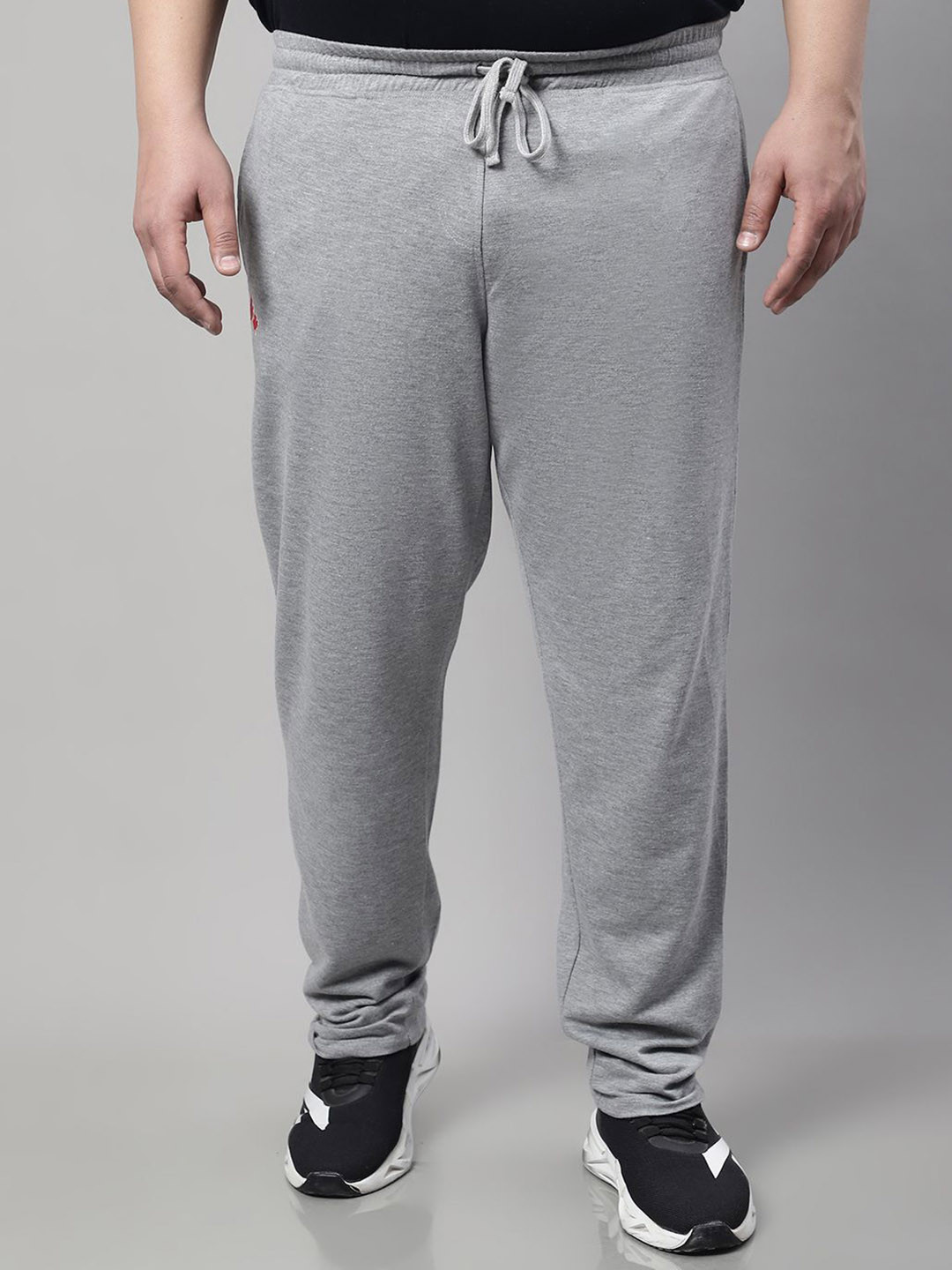 A AND K Men Pure Cotton Mid-Rise Track Pant