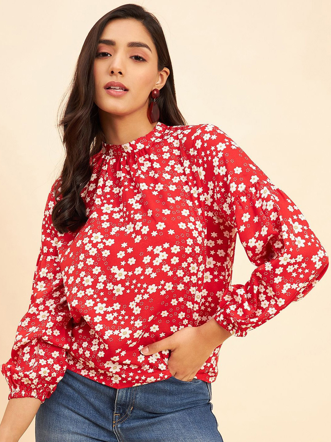 NEESH Floral Print Top