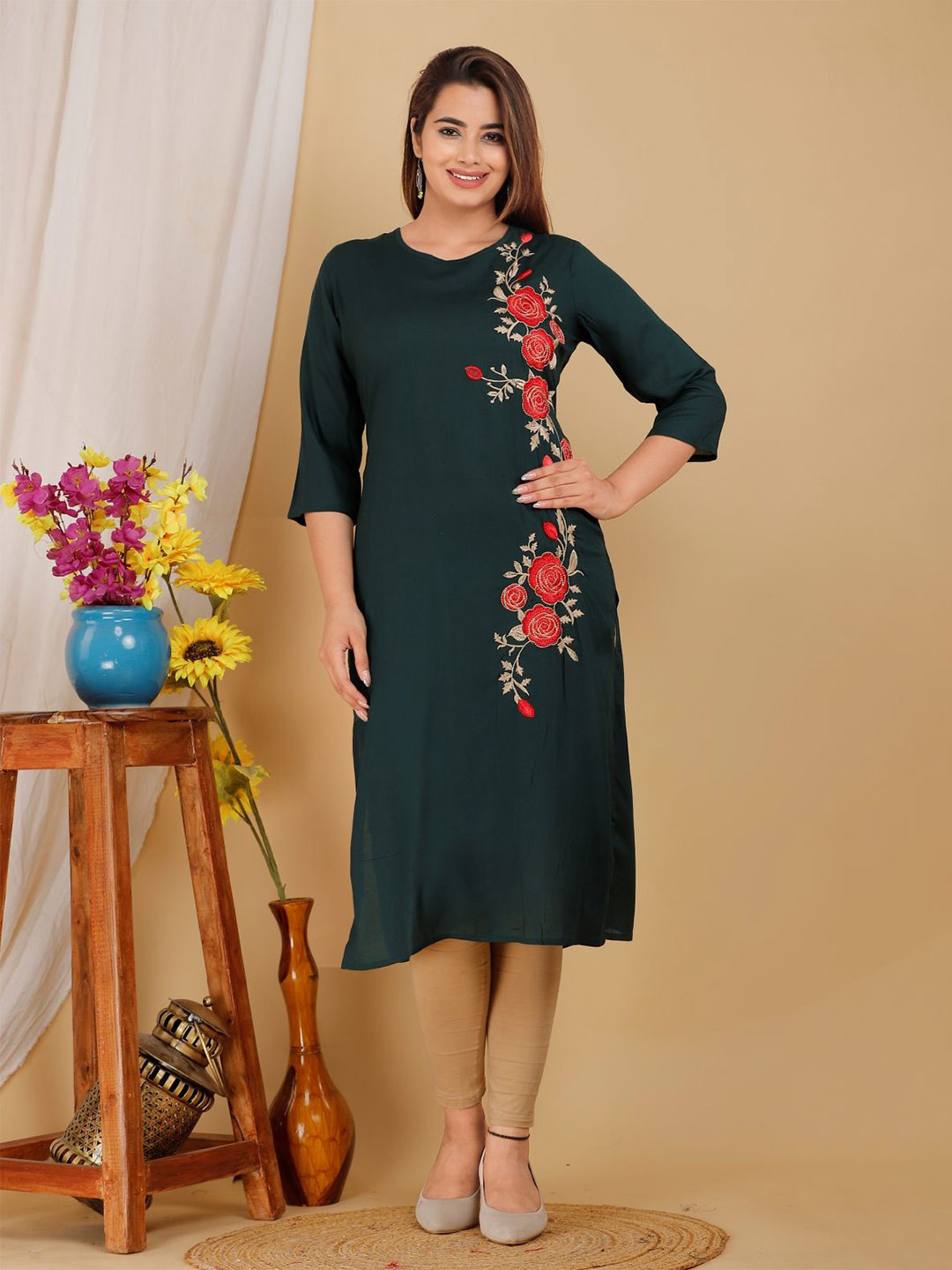 Mehsoos Embroidered Handloom Kurti