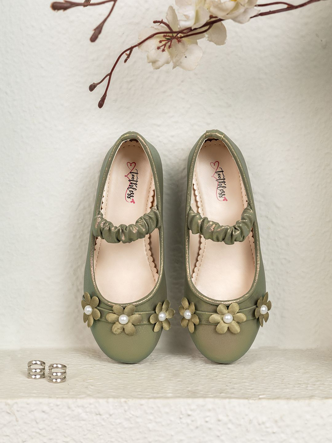 toothless Girls Metallic Mary Jane