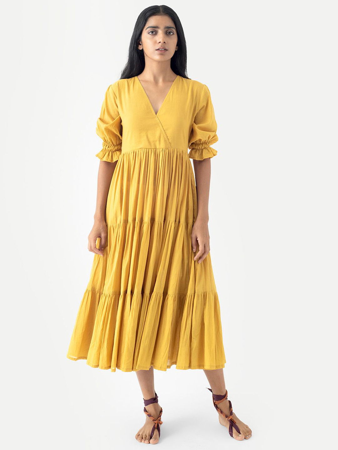 Tailor Didi Organic Cotton Empire Midi Dress