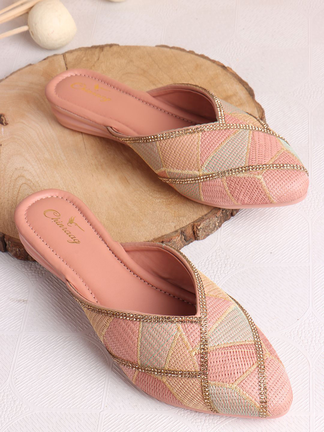 CHINRAAG Women Mules Flats
