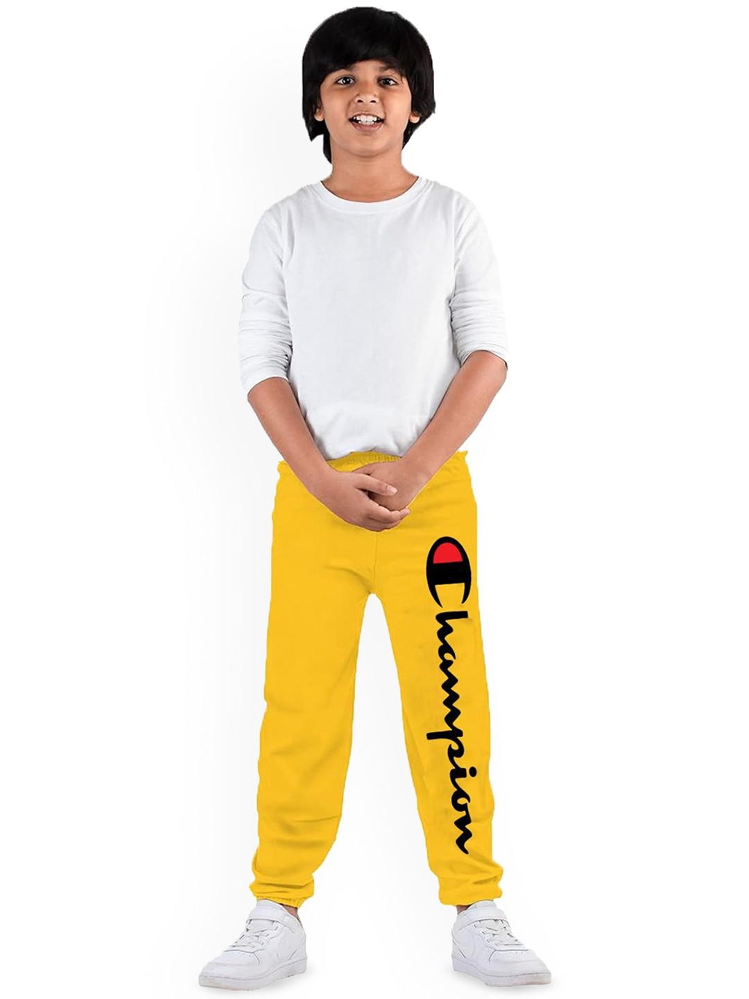 Swanker Kids Mid-Rise Sports Track Pants