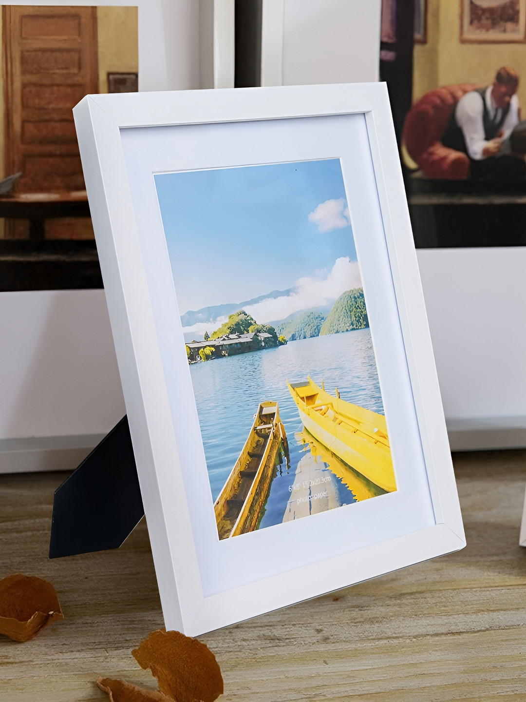 Cortina White 1 Pieces MDF Wall Photo Frames