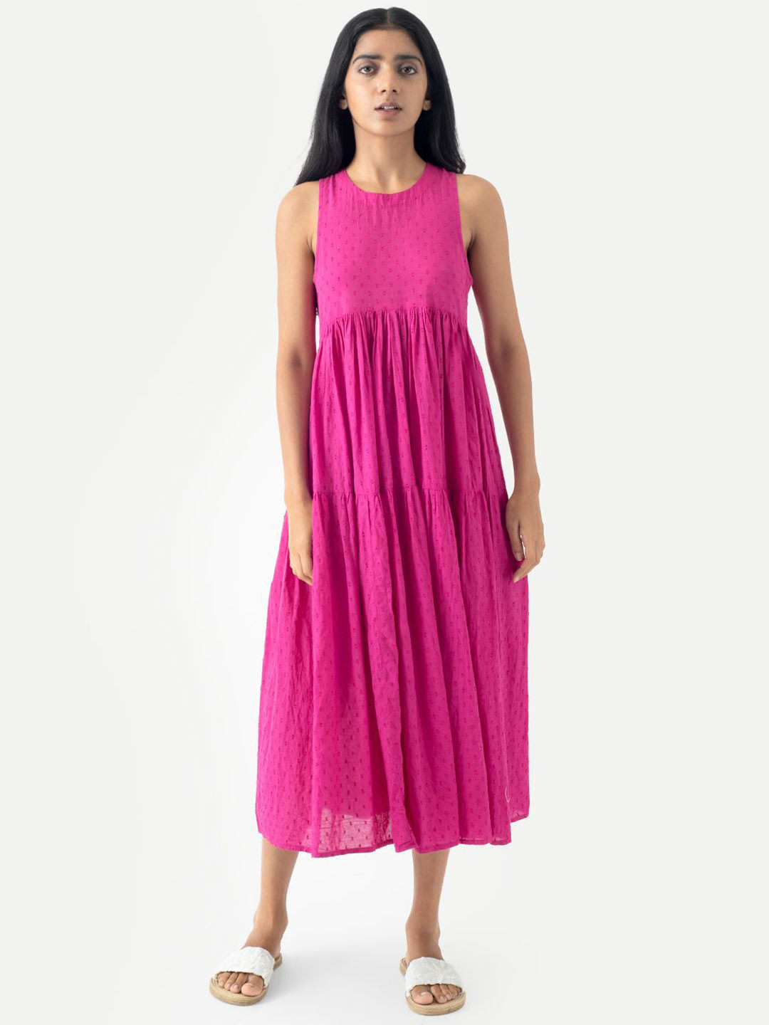 Tailor Didi Organic Cotton Empire Midi Dress