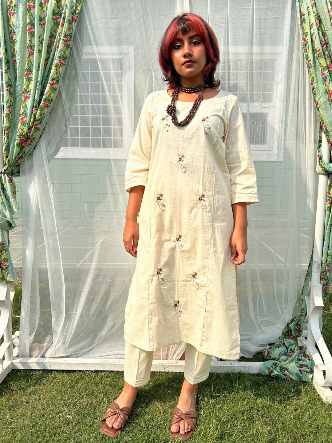 zuri Women Checked Kurta