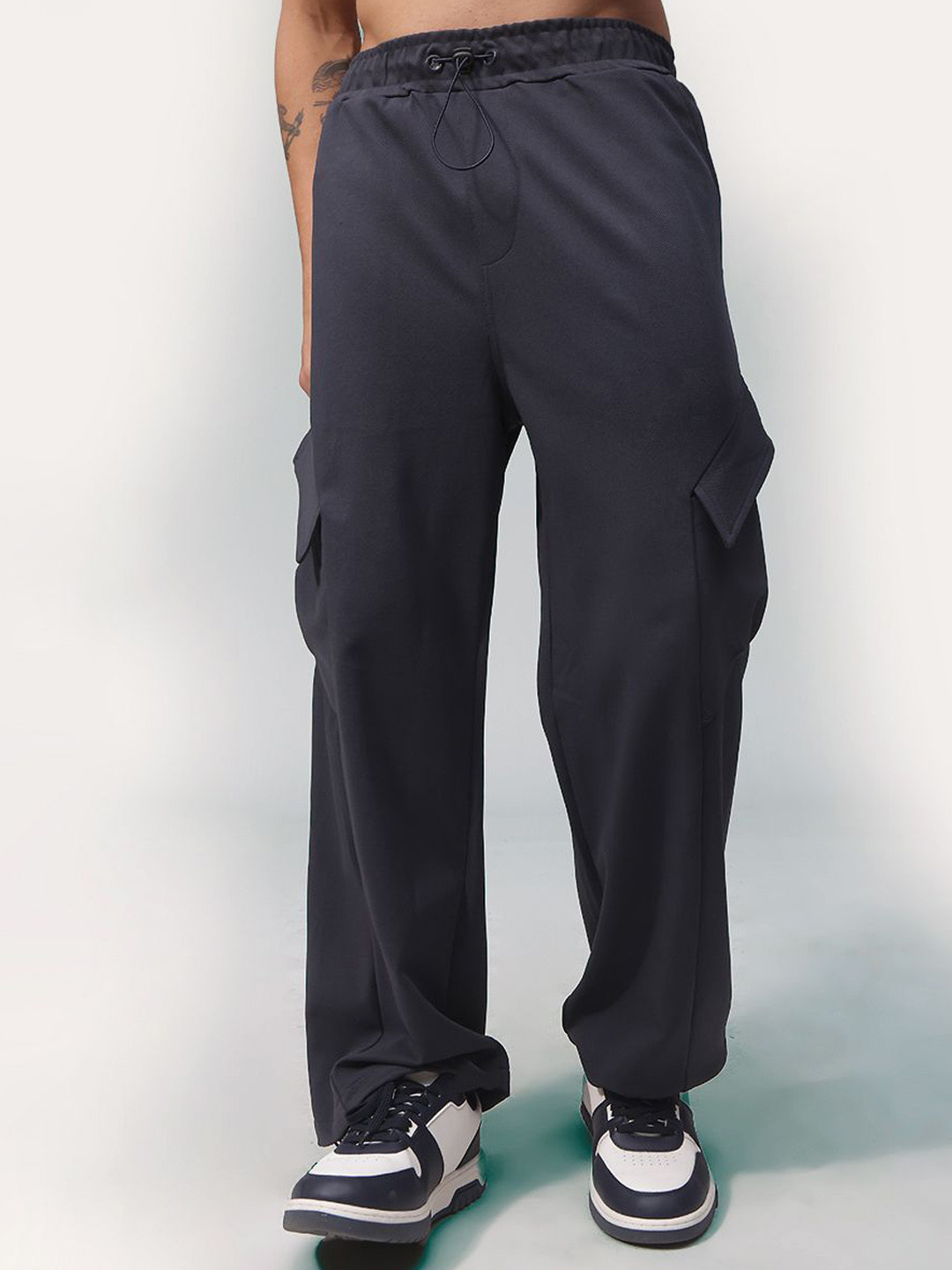 MADSTO Men Loose Baggy Fit Cargo Pants