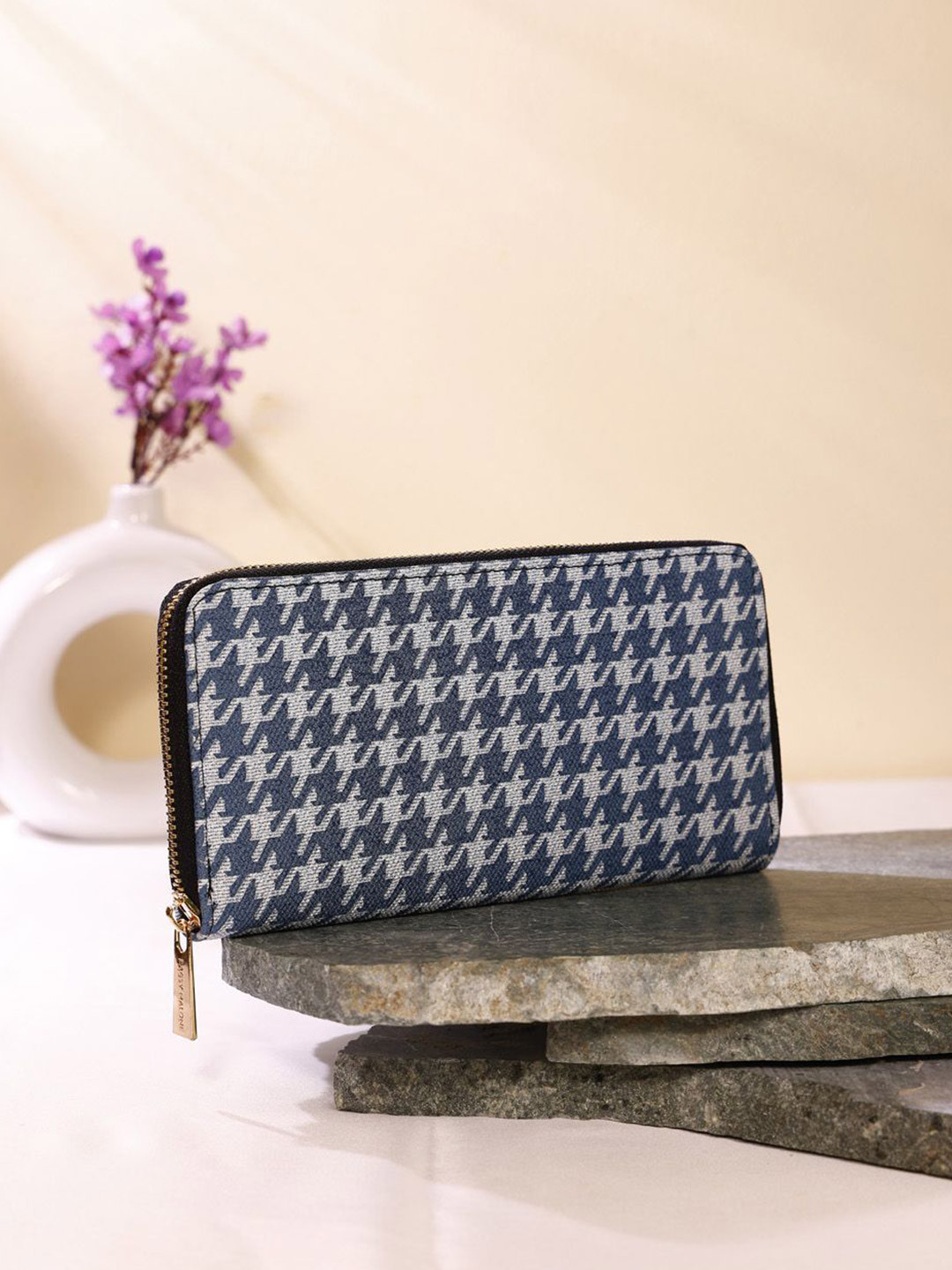 Bagsy Malone Checked Malone Stylish Purse Clutch