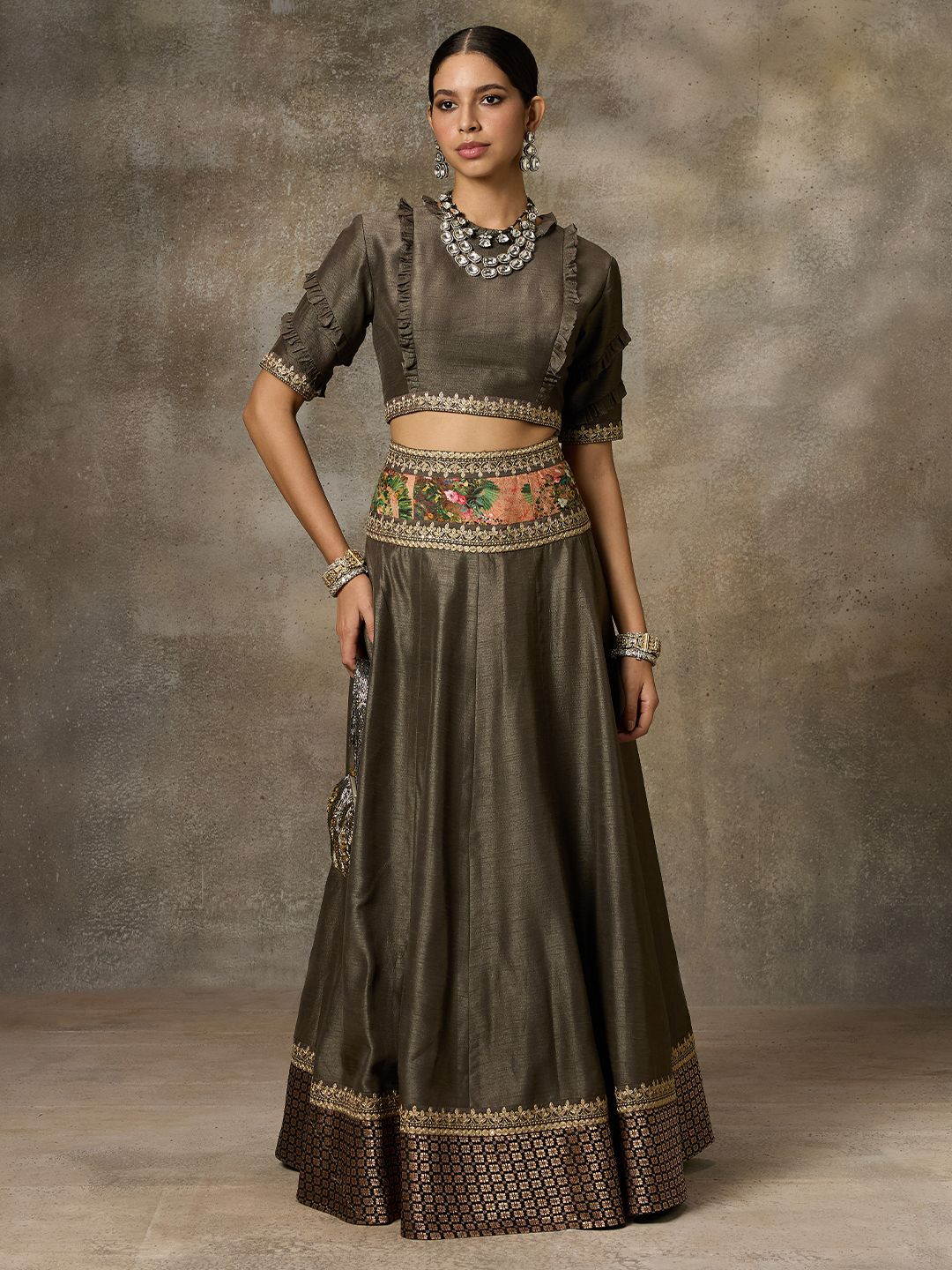 Rivaar By Rocky Star Ready to Wear Lehenga & Blouse