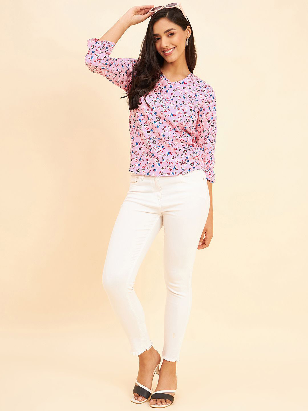 NEESH Floral Print Top