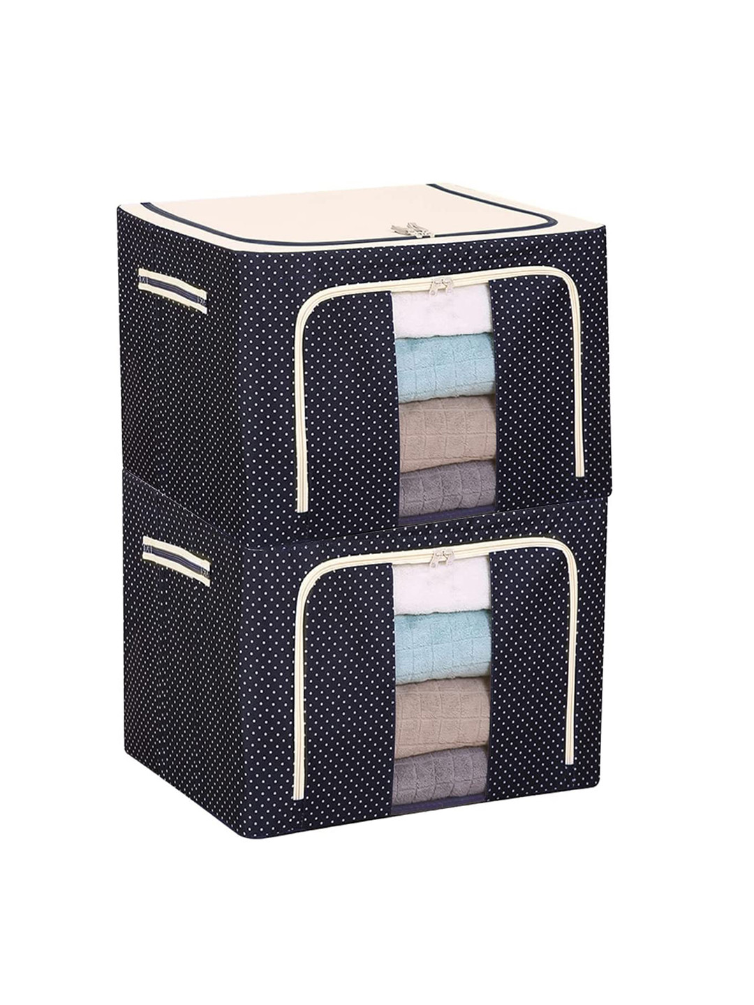 Panchhi Store Pack of 2 Blue 66 Liter Clothes Organizer Bag