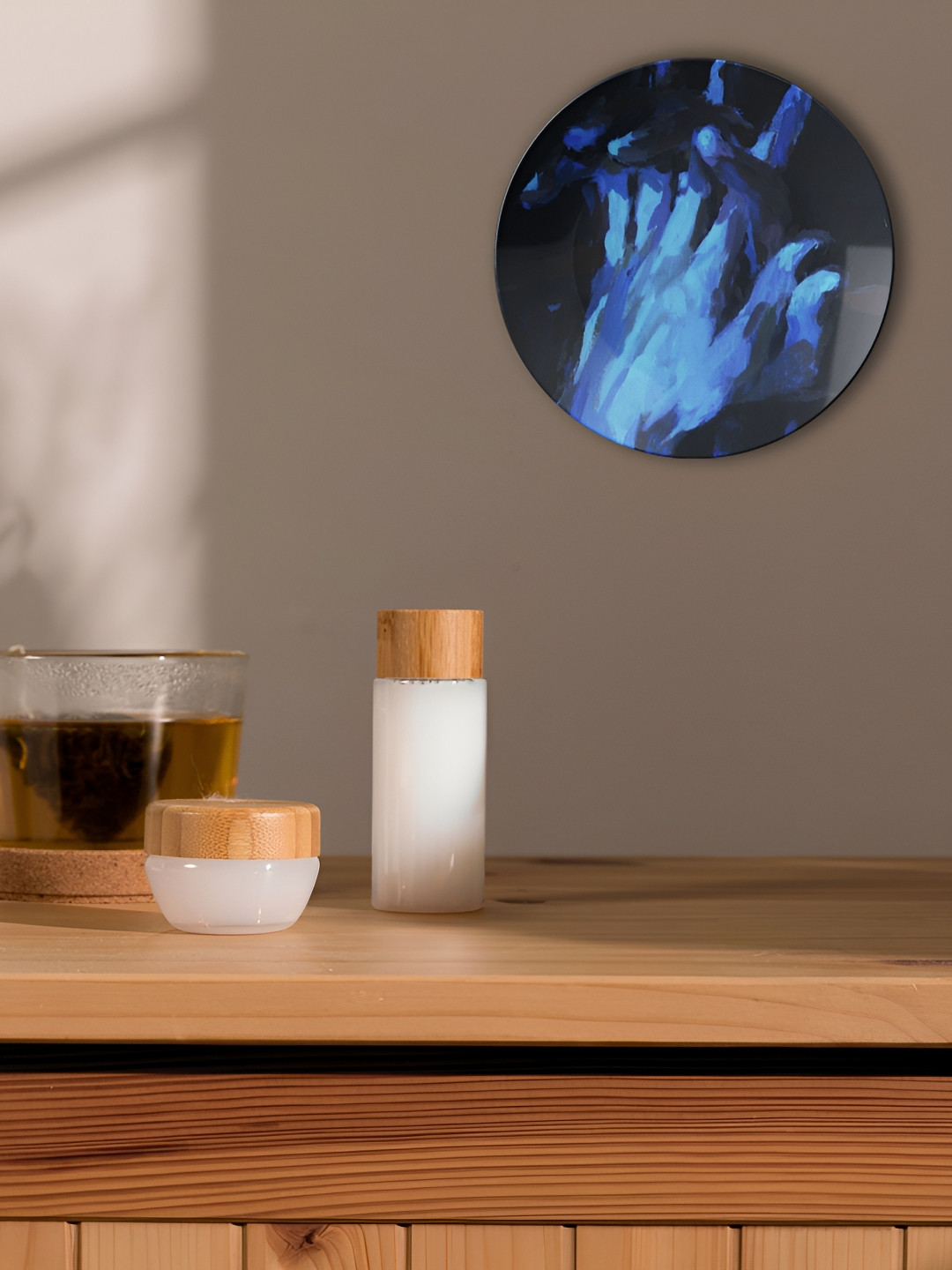 THE QUIRKY HOME The Reach of Hope Crafted Ceramics Glossy Hanging Hall Wall Plates-8In