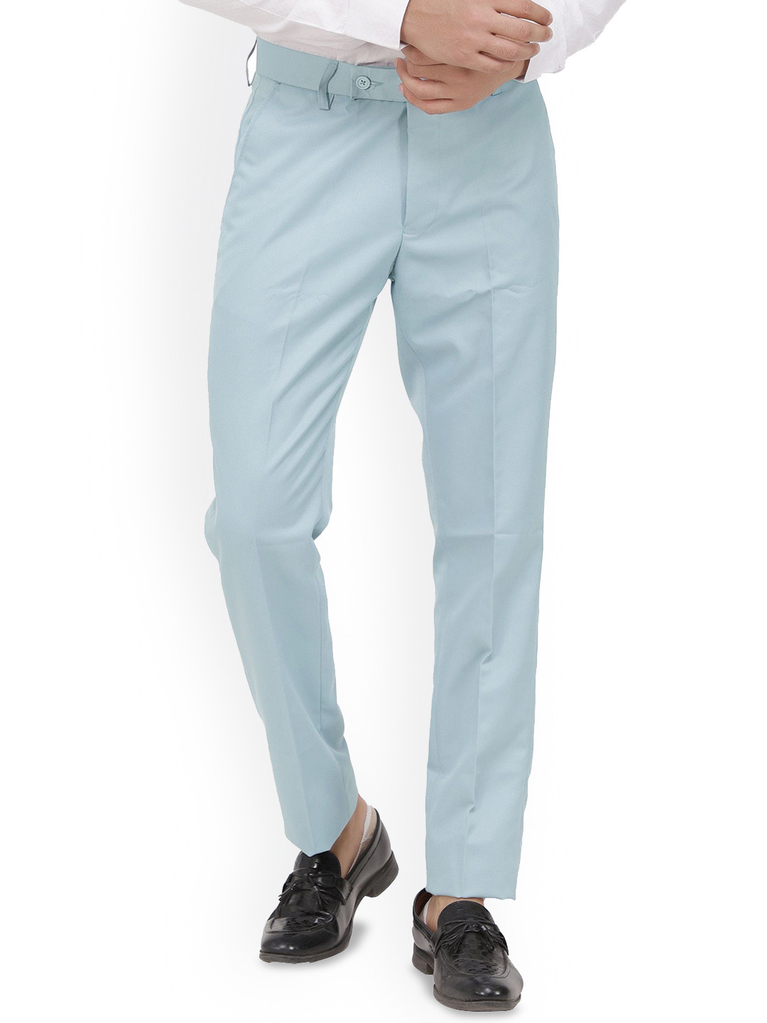 KUNDAN Men Regular Fit Mid-Rise Formal Trouser