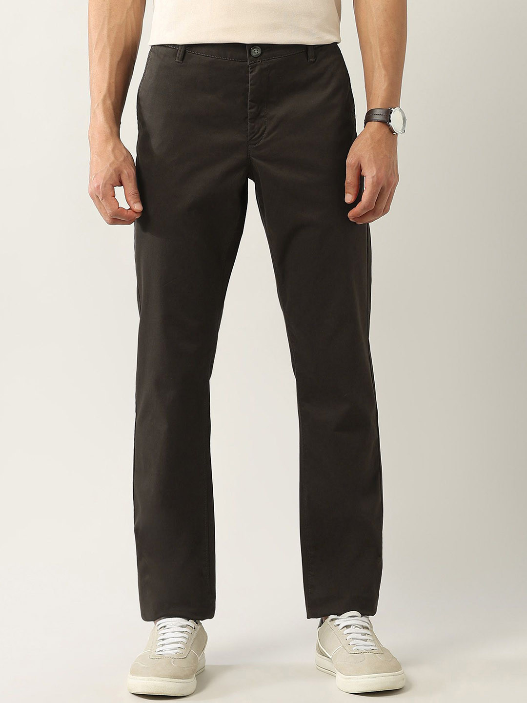 Arrow Sport Men Classic Fit Chinos Trousers