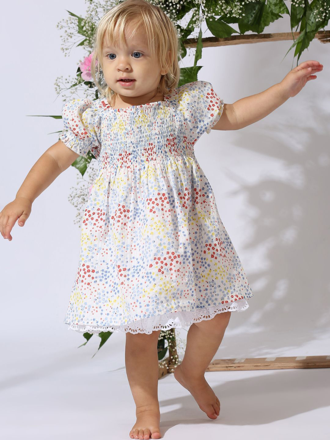 My Milestones Print A-Line Dress
