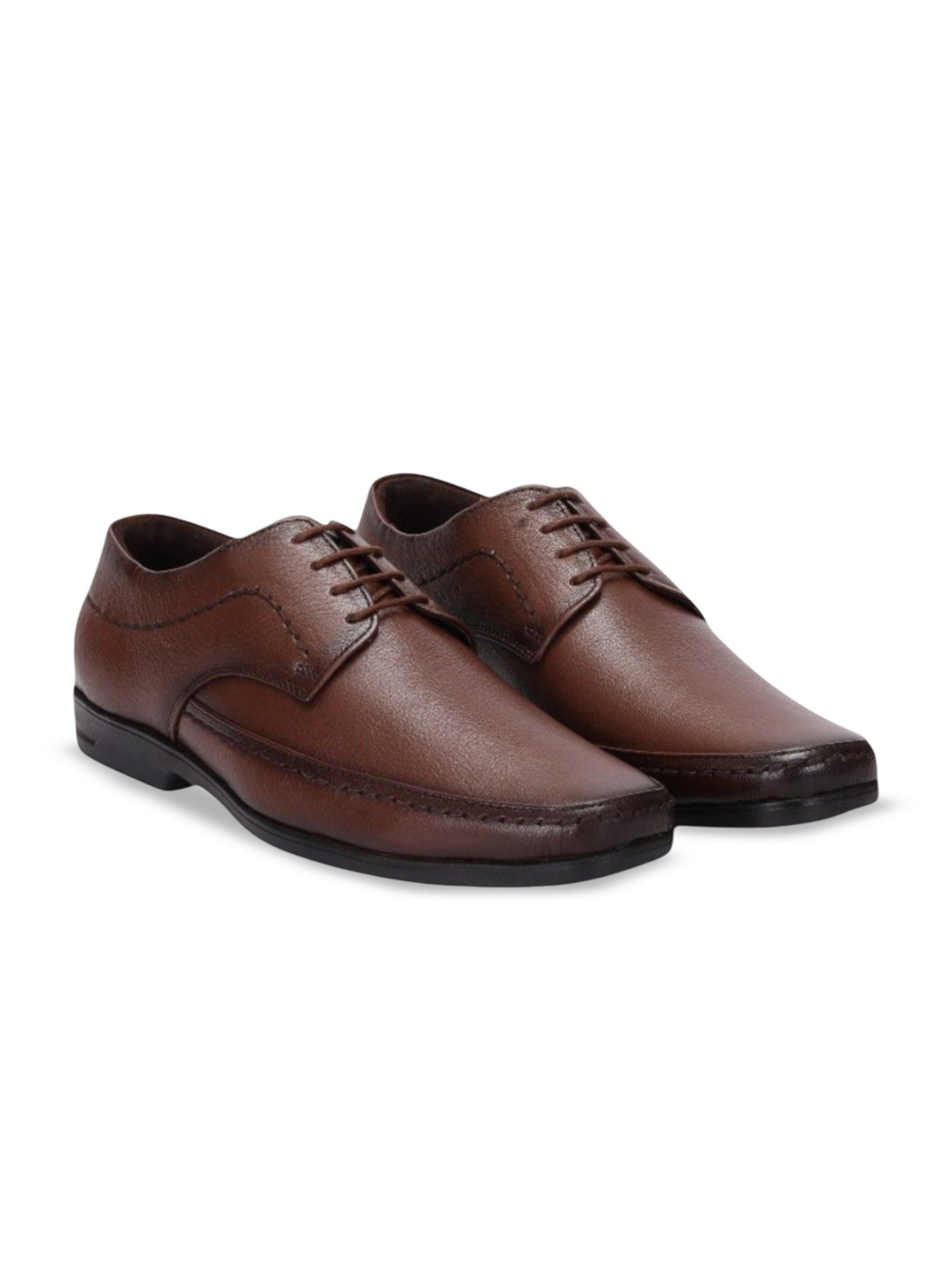 Fresco Italia Men Leather Formal Derbys