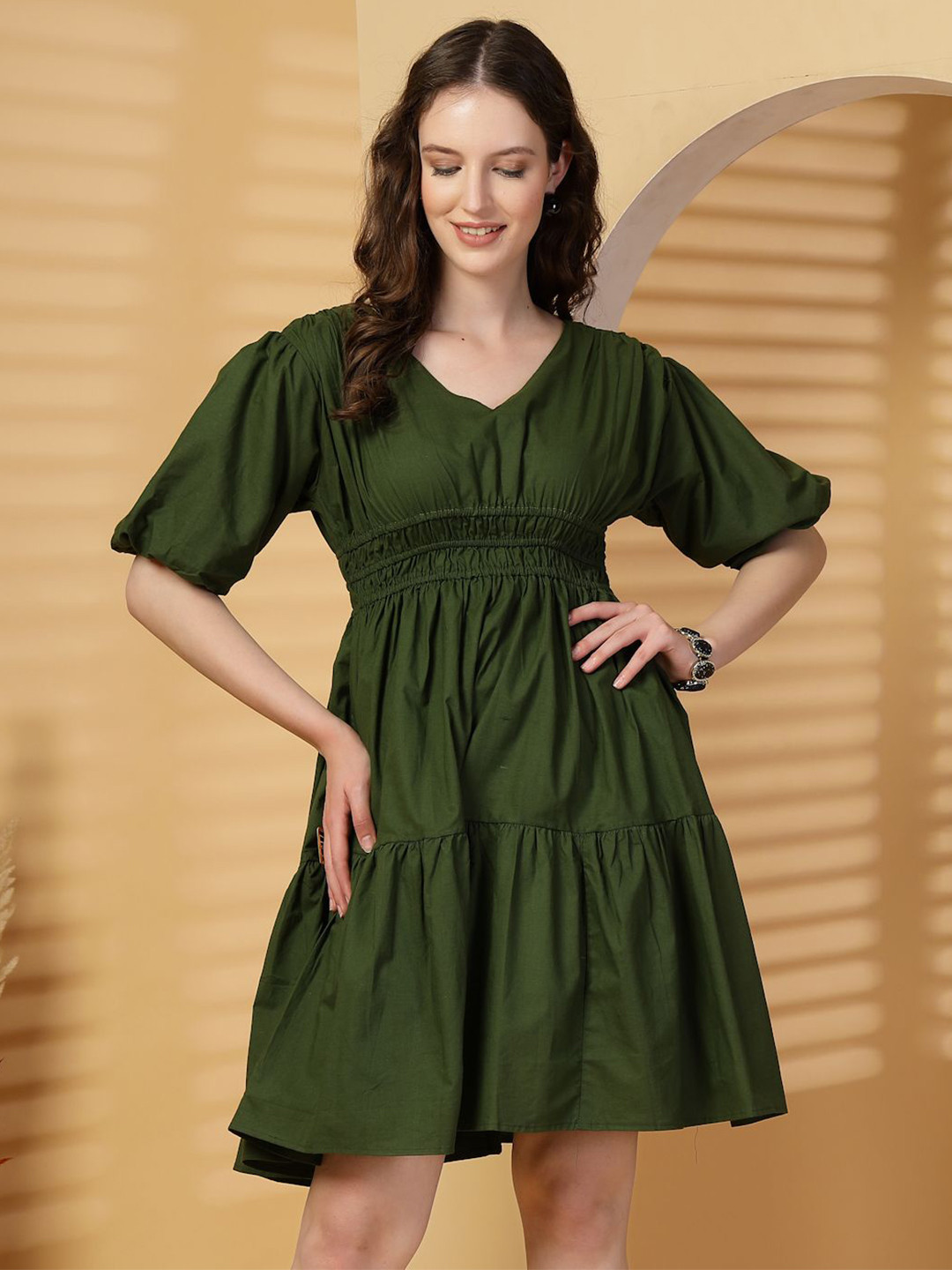 Shine N Sober Fit & Flare Dress