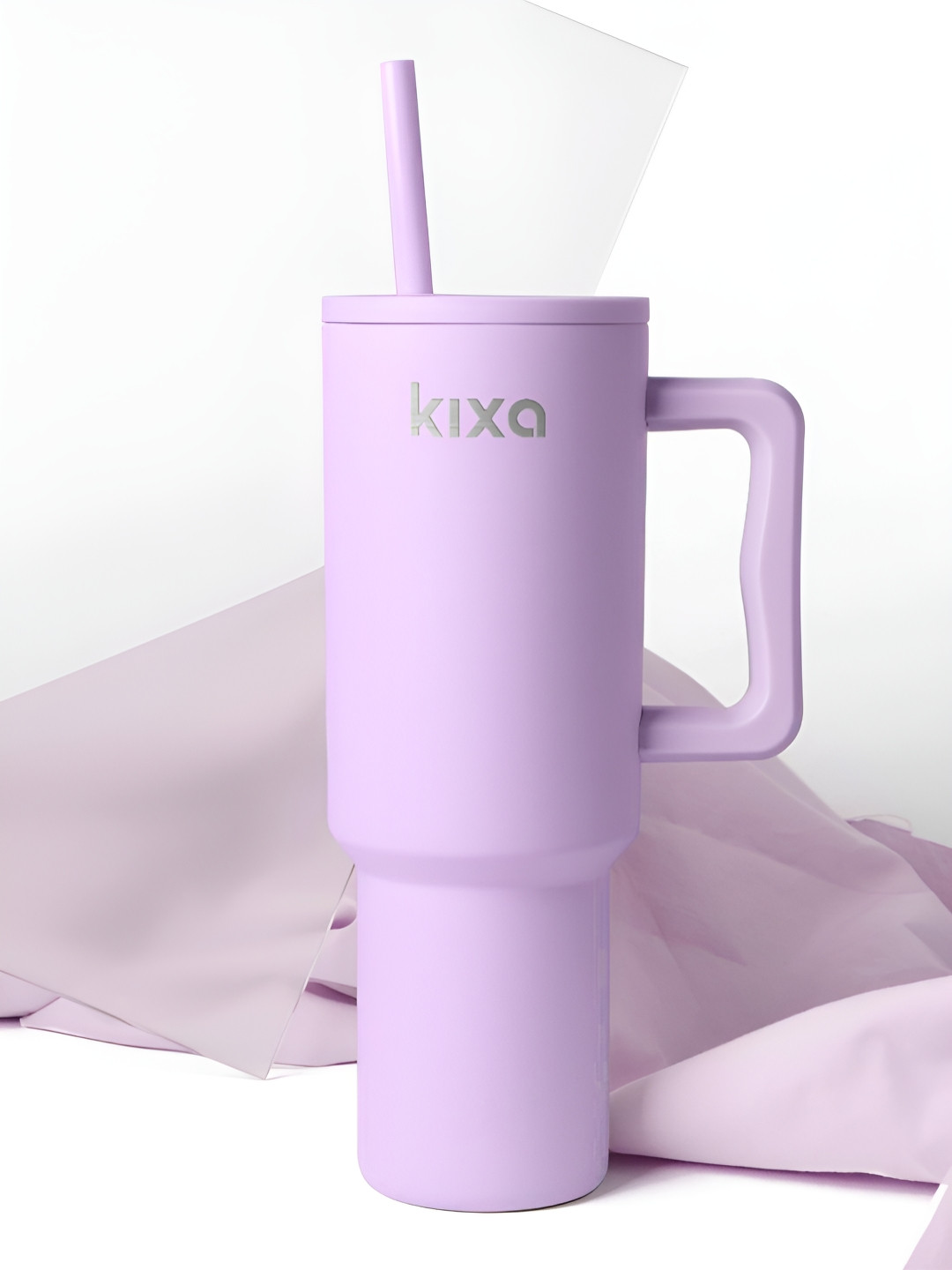 Kixa Purple Solid Stainless Steel Double Wall Vacuum Tumbler - 1.2L